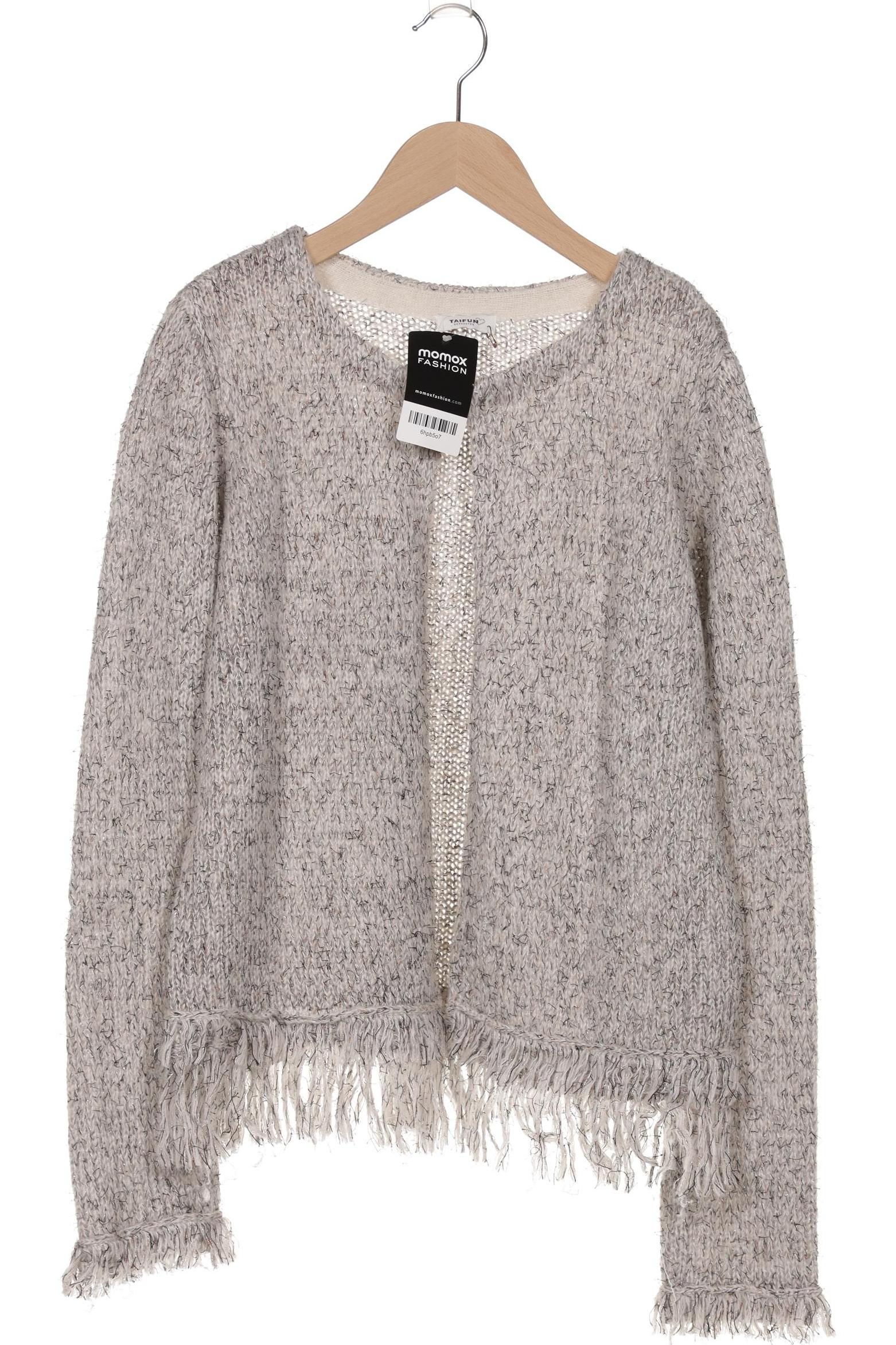 

Taifun Damen Strickjacke, grau, Gr. 42