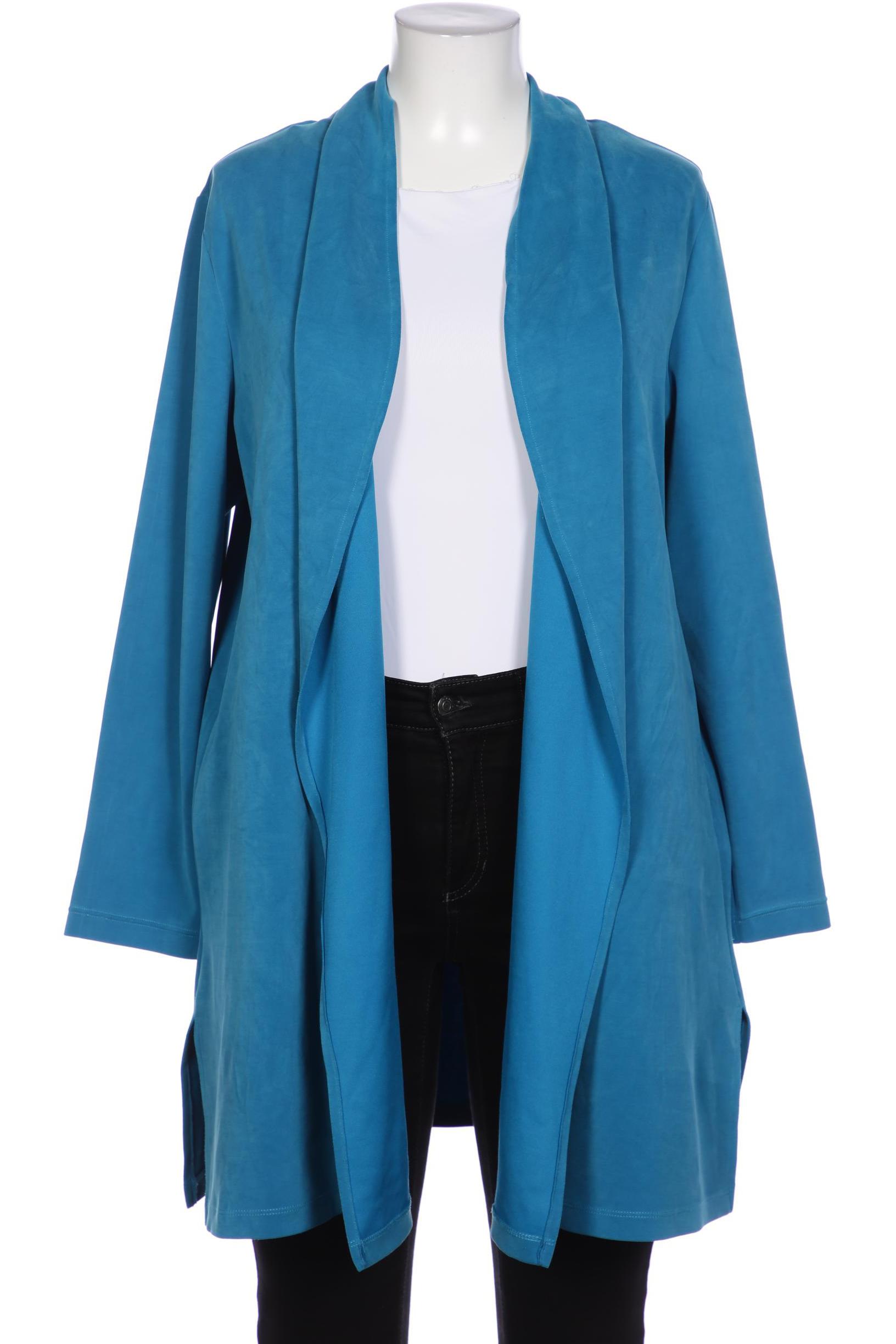

Taifun Damen Strickjacke, blau, Gr. 46