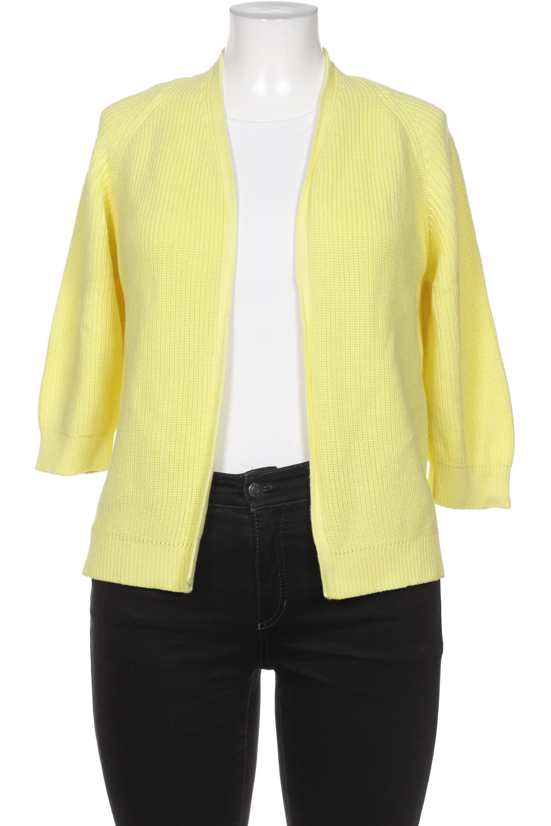 

Taifun Damen Strickjacke, gelb, Gr. 42