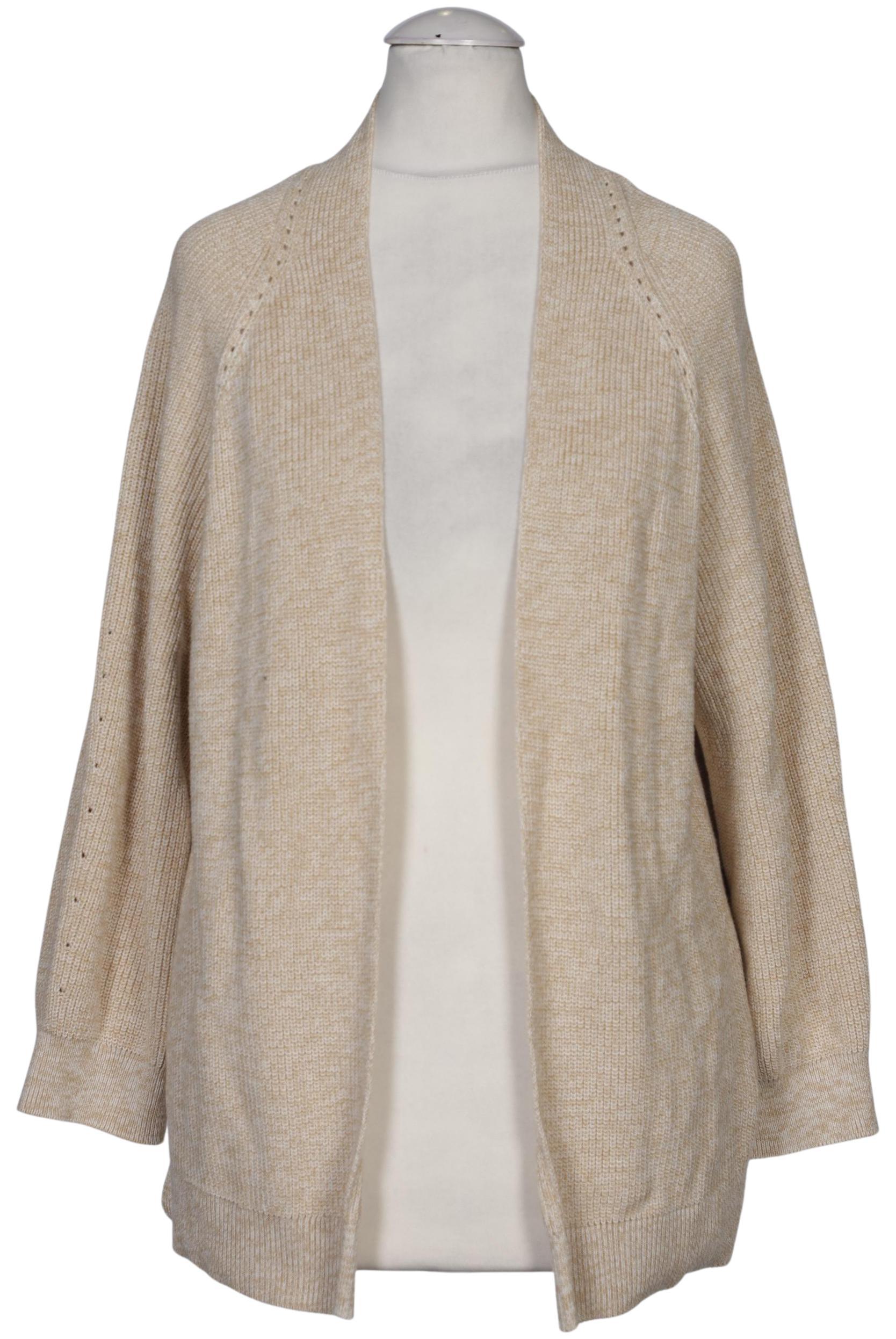 

Taifun Damen Strickjacke, beige, Gr. 36