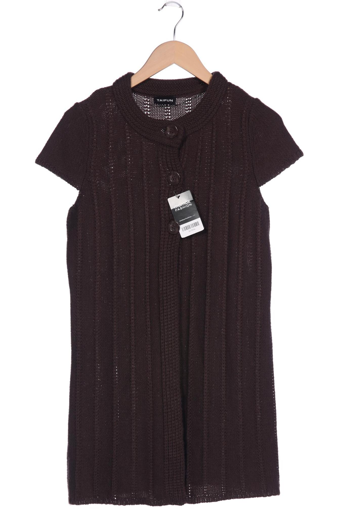 

Taifun Damen Strickjacke, grün, Gr. 40
