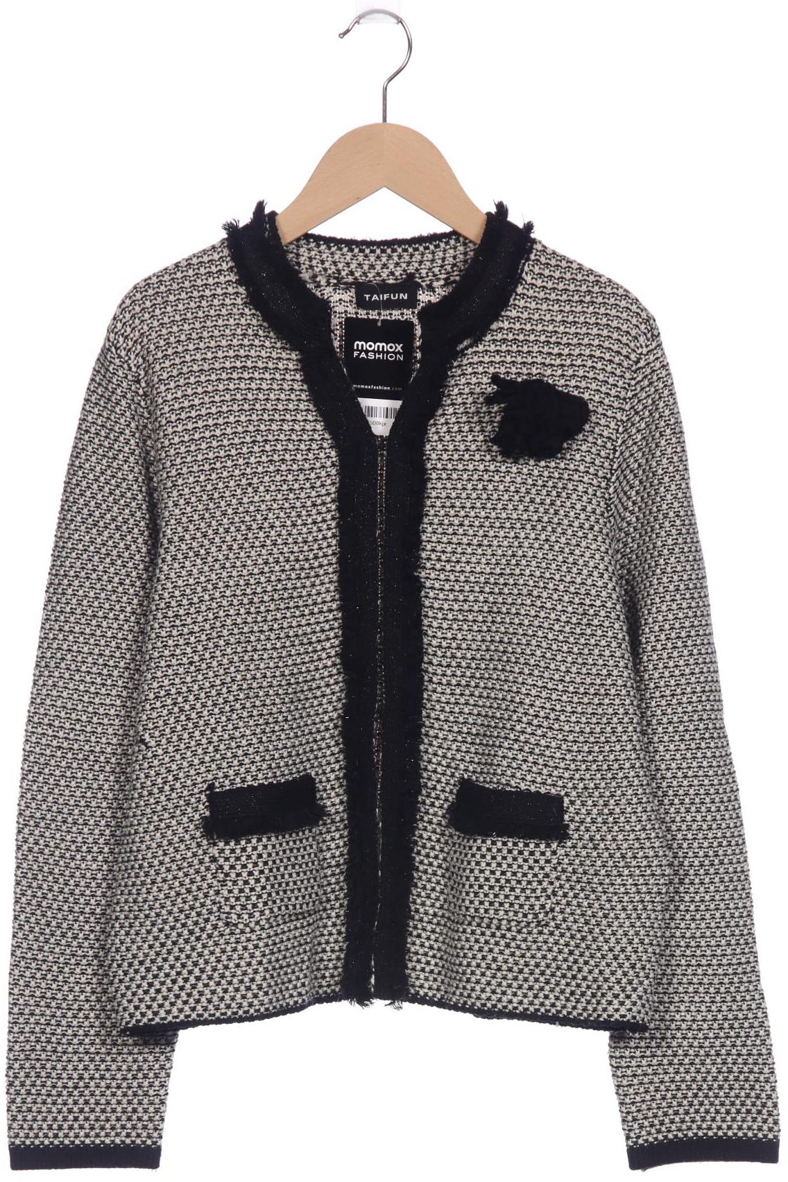 

Taifun Damen Strickjacke, schwarz, Gr. 40