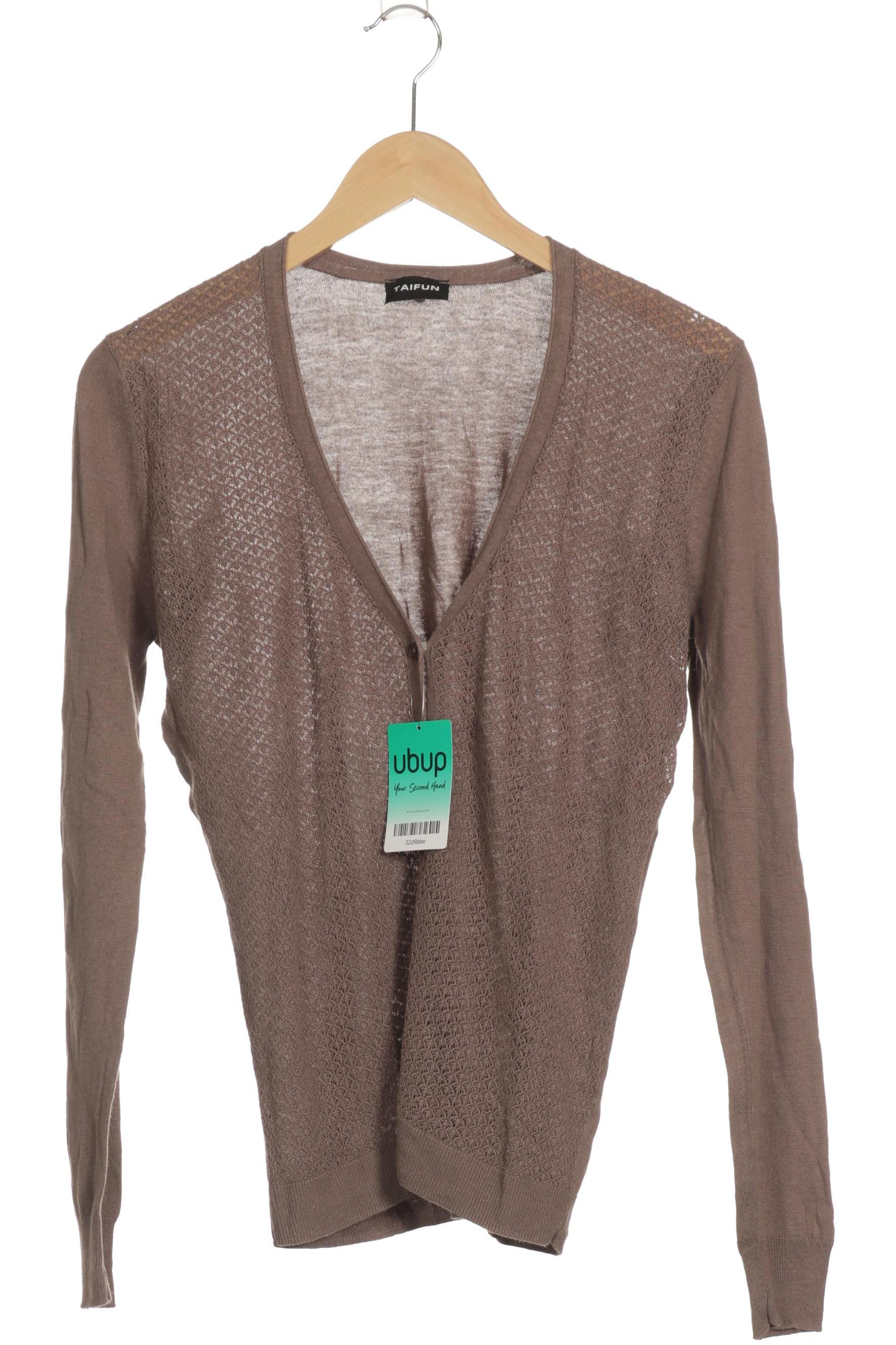 

Taifun Damen Strickjacke, braun, Gr. 36