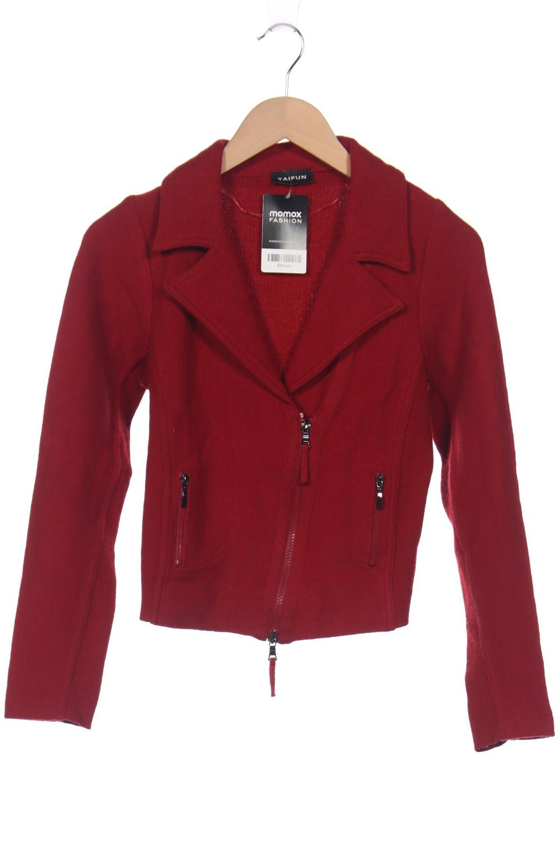 

Taifun Damen Strickjacke, rot, Gr. 36