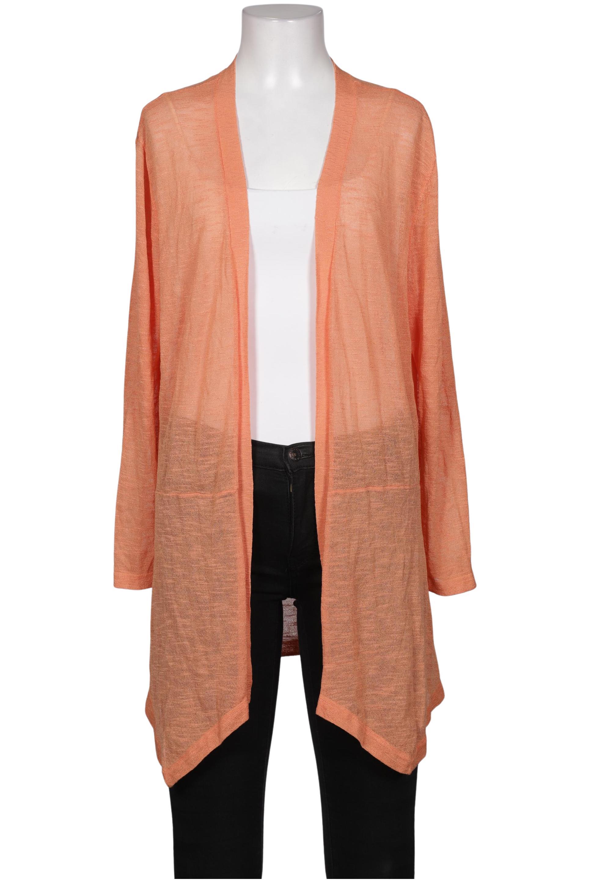 

Taifun Damen Strickjacke, orange, Gr. 44