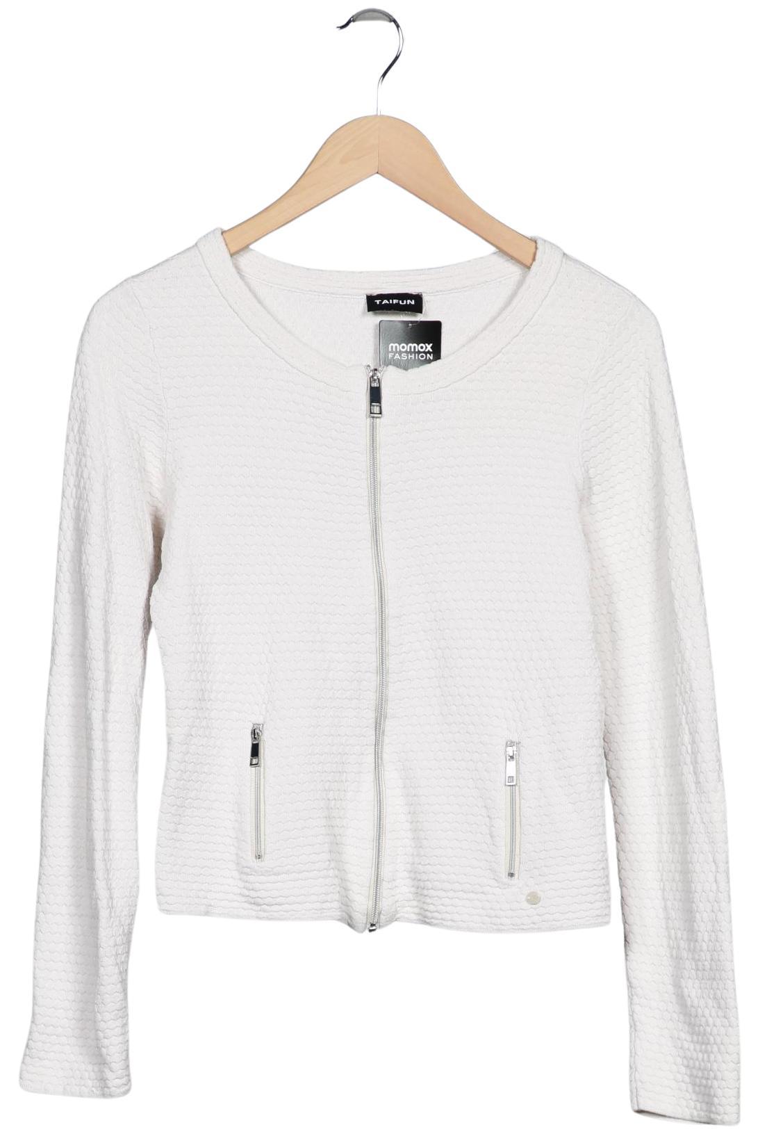 

Taifun Damen Strickjacke, cremeweiß, Gr. 36