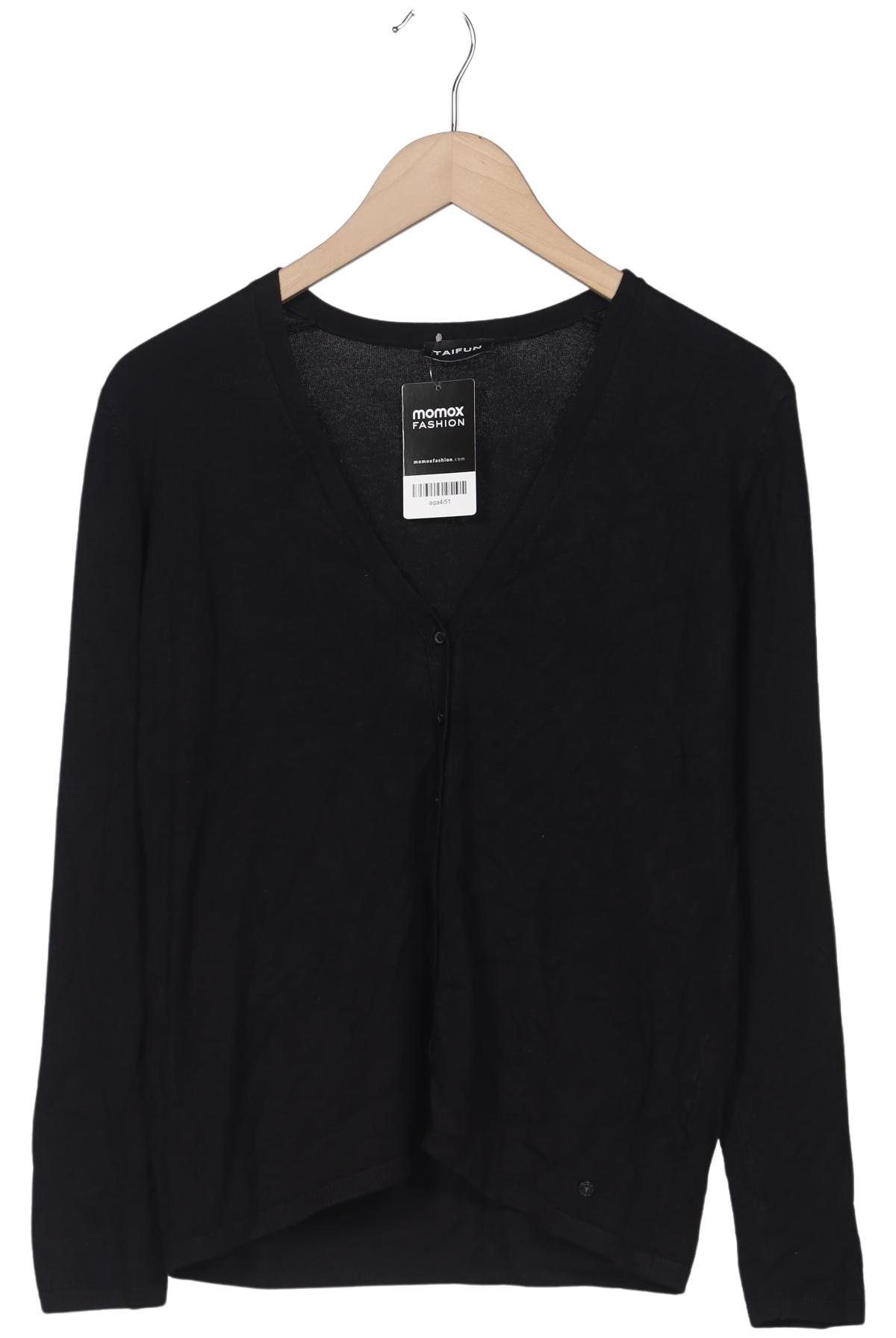 

Taifun Damen Strickjacke, schwarz, Gr. 42