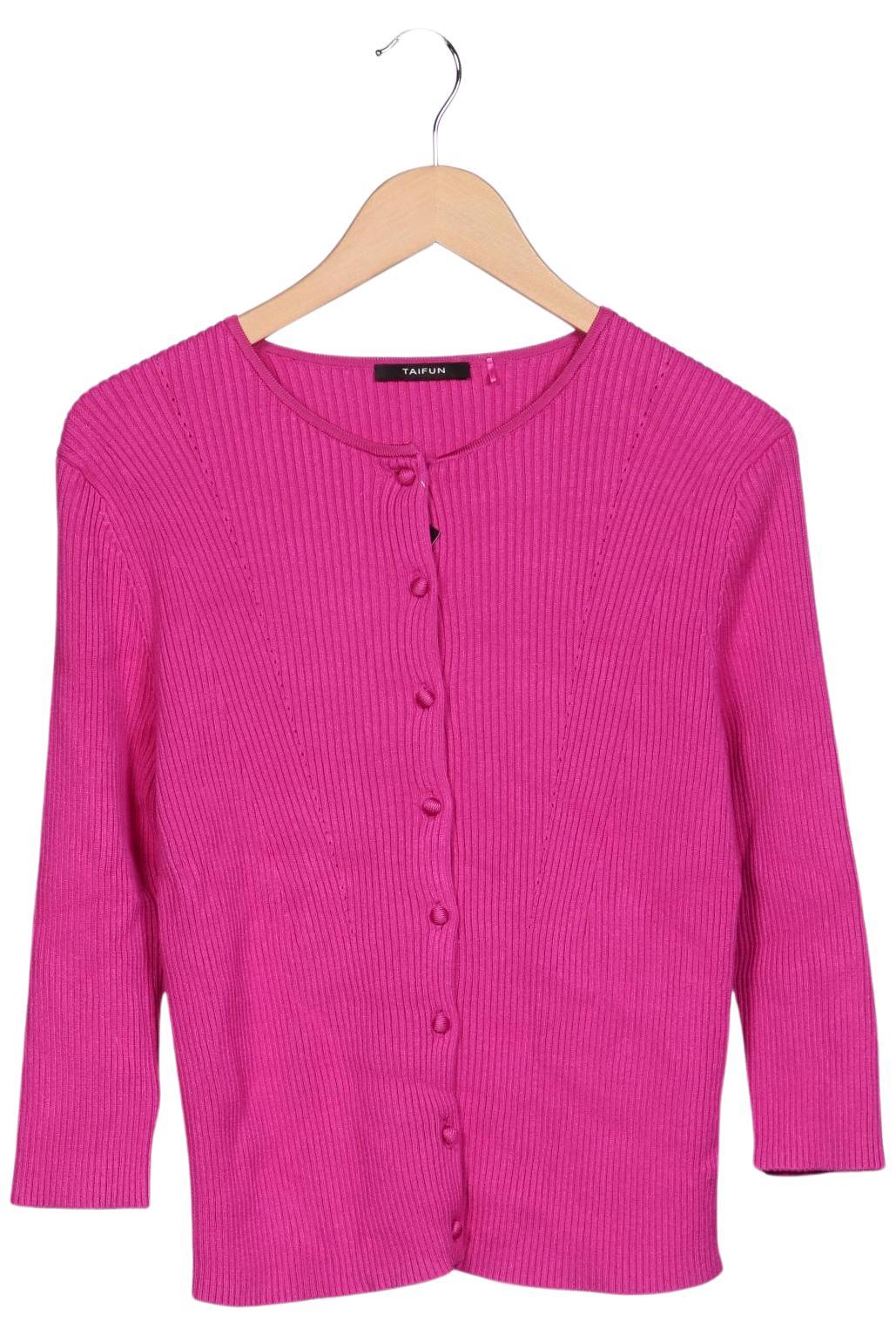 

Taifun Damen Strickjacke, pink, Gr. 42