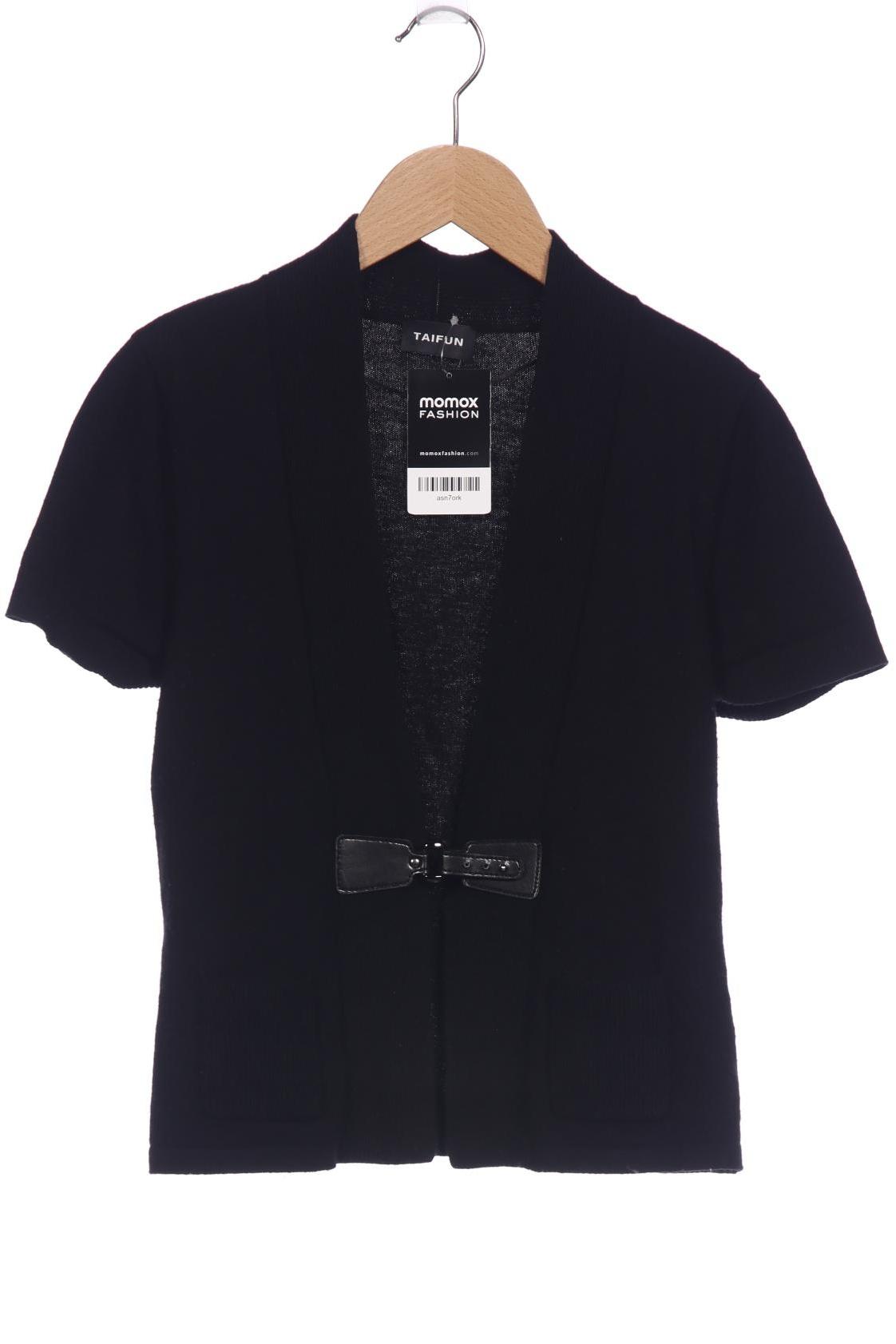 

Taifun Damen Strickjacke, schwarz, Gr. 38