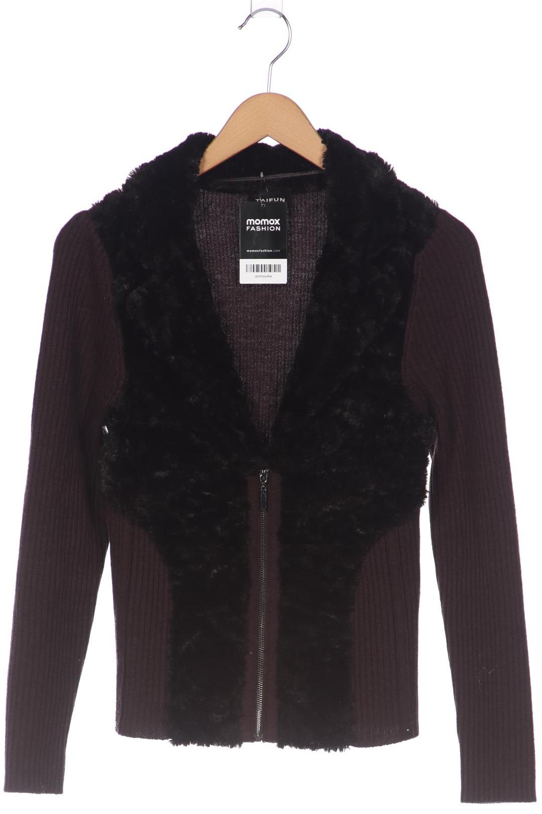 

Taifun Damen Strickjacke, braun, Gr. 36