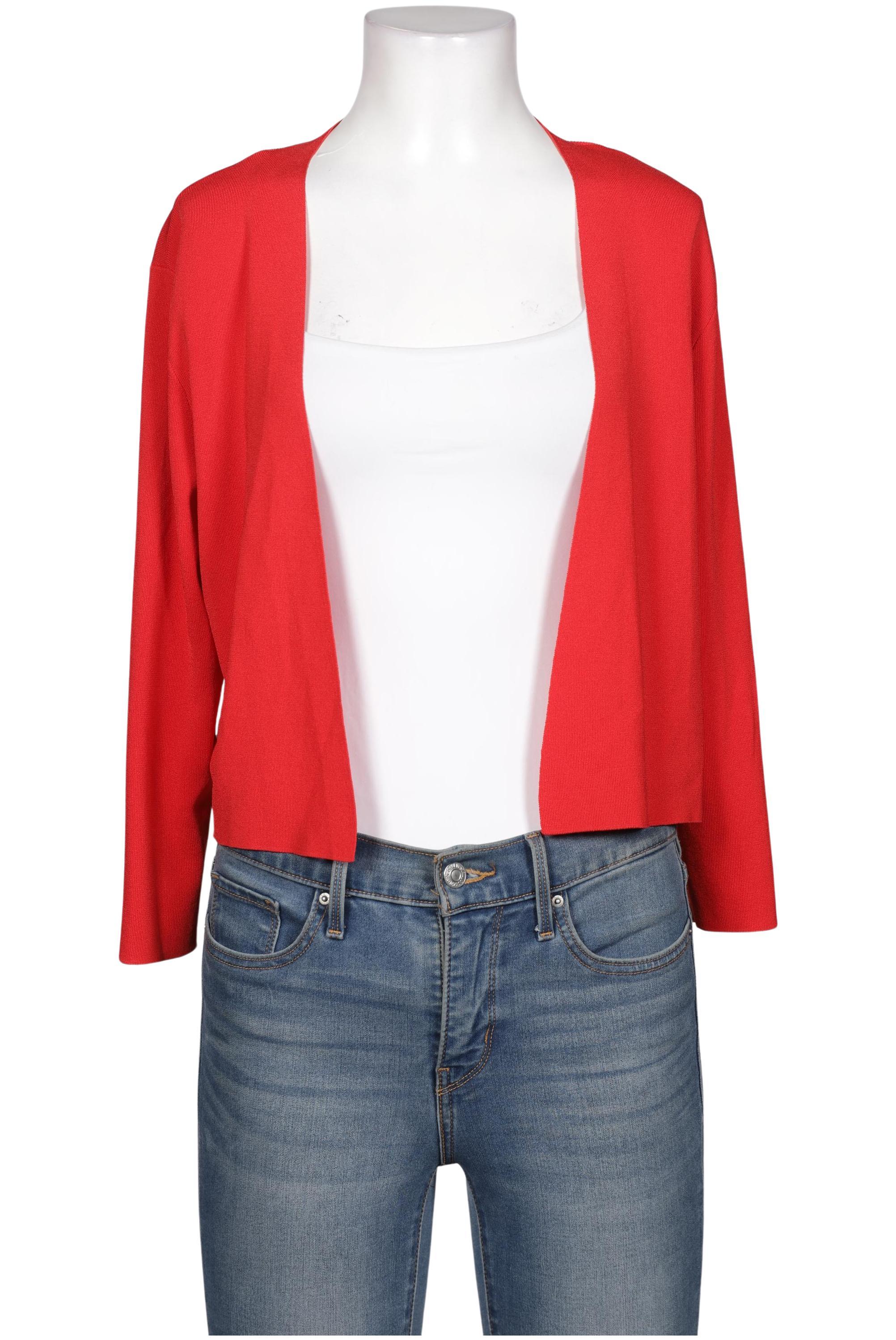 

Taifun Damen Strickjacke, rot, Gr. 44