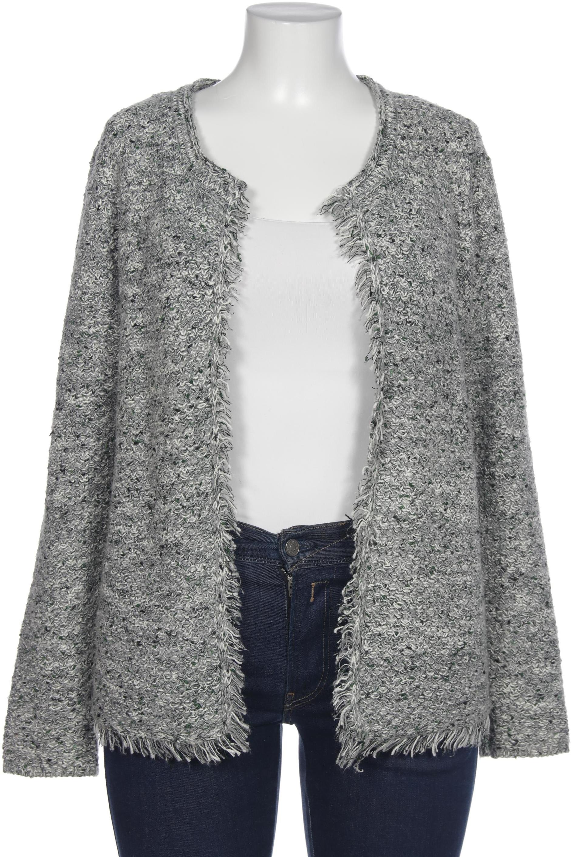 

Taifun Damen Strickjacke, grau, Gr. 44