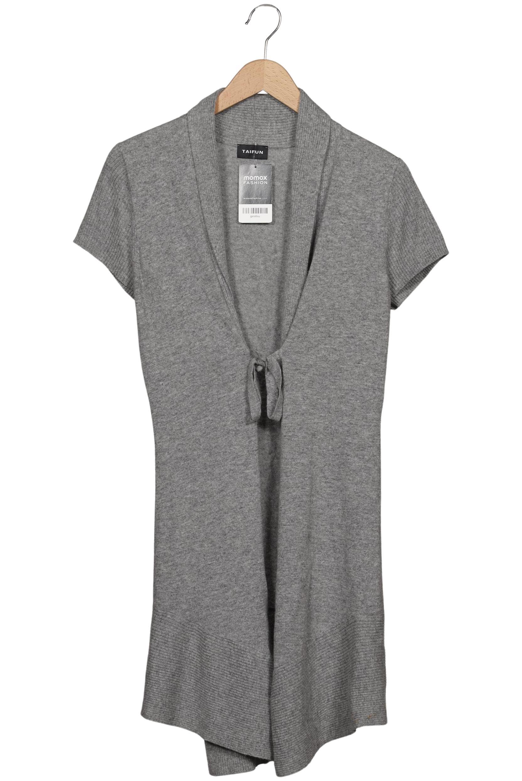 

Taifun Damen Strickjacke, grau, Gr. 34