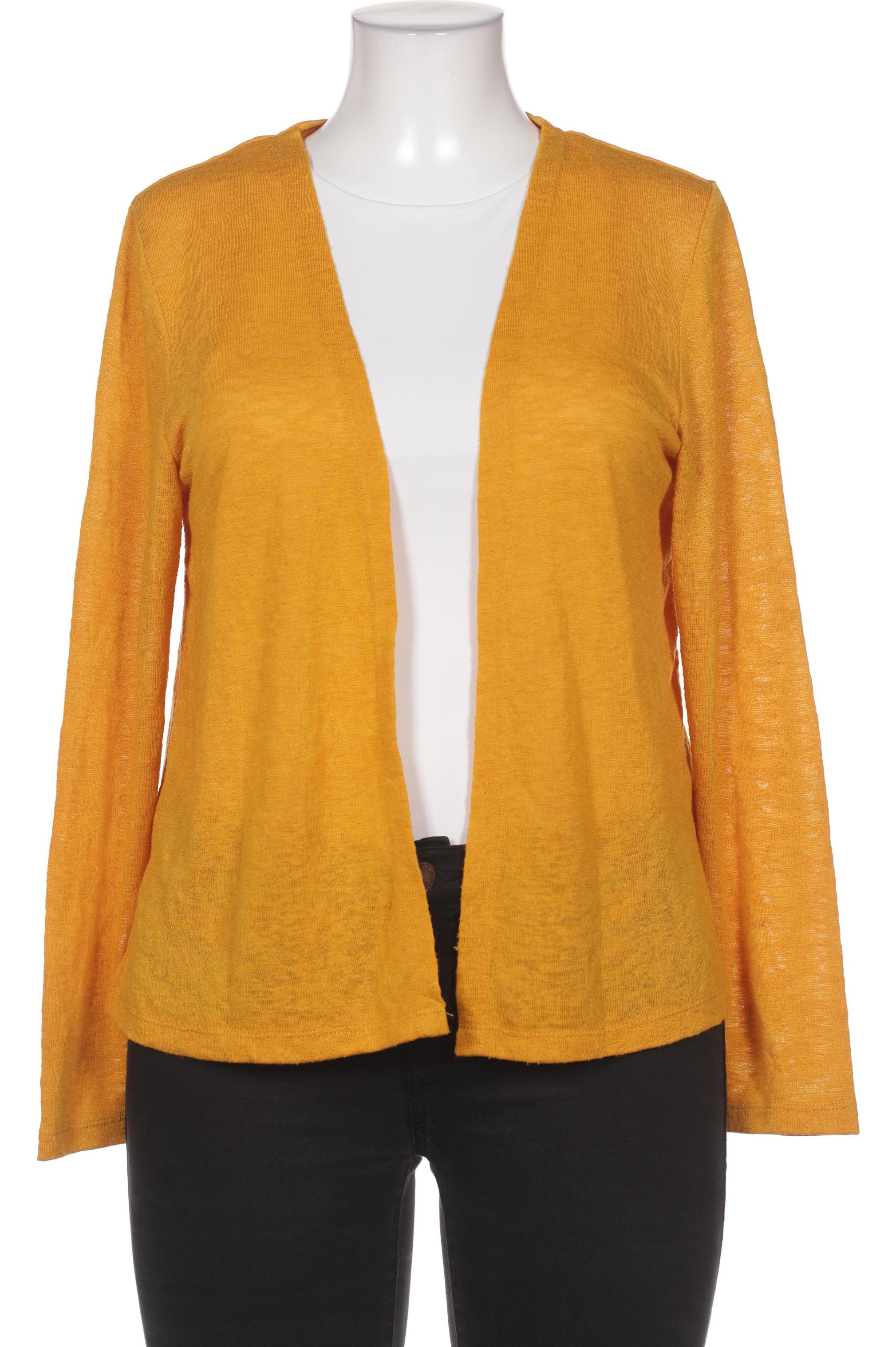 

Taifun Damen Strickjacke, orange, Gr. 44
