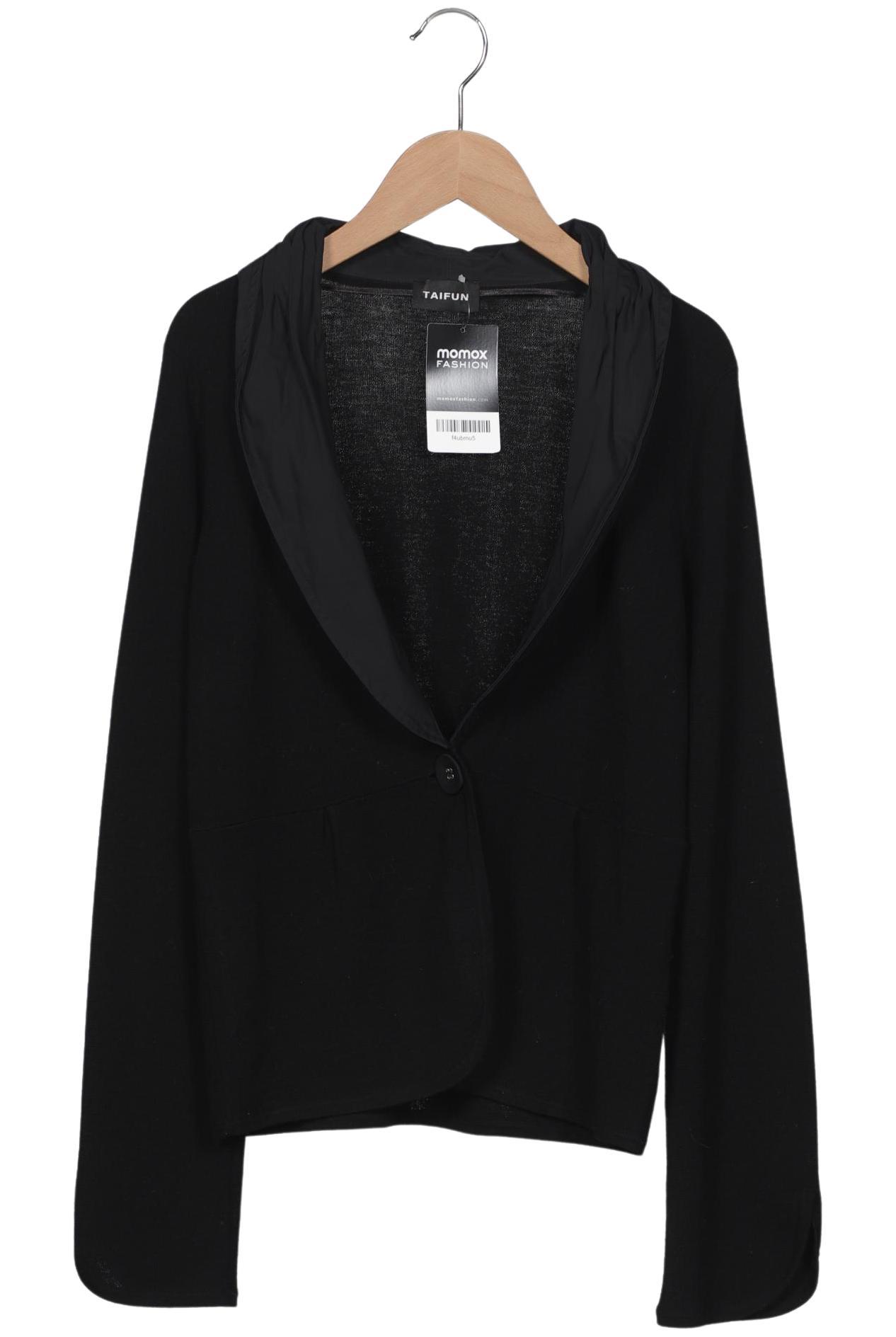 

Taifun Damen Strickjacke, schwarz, Gr. 38