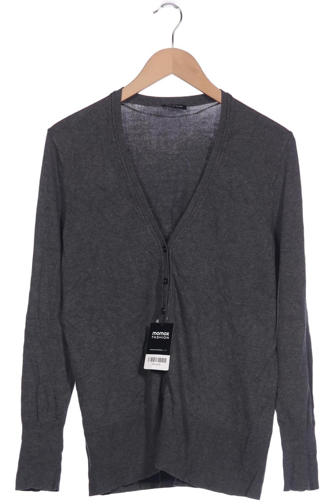 

Taifun Damen Strickjacke, grau, Gr. 44