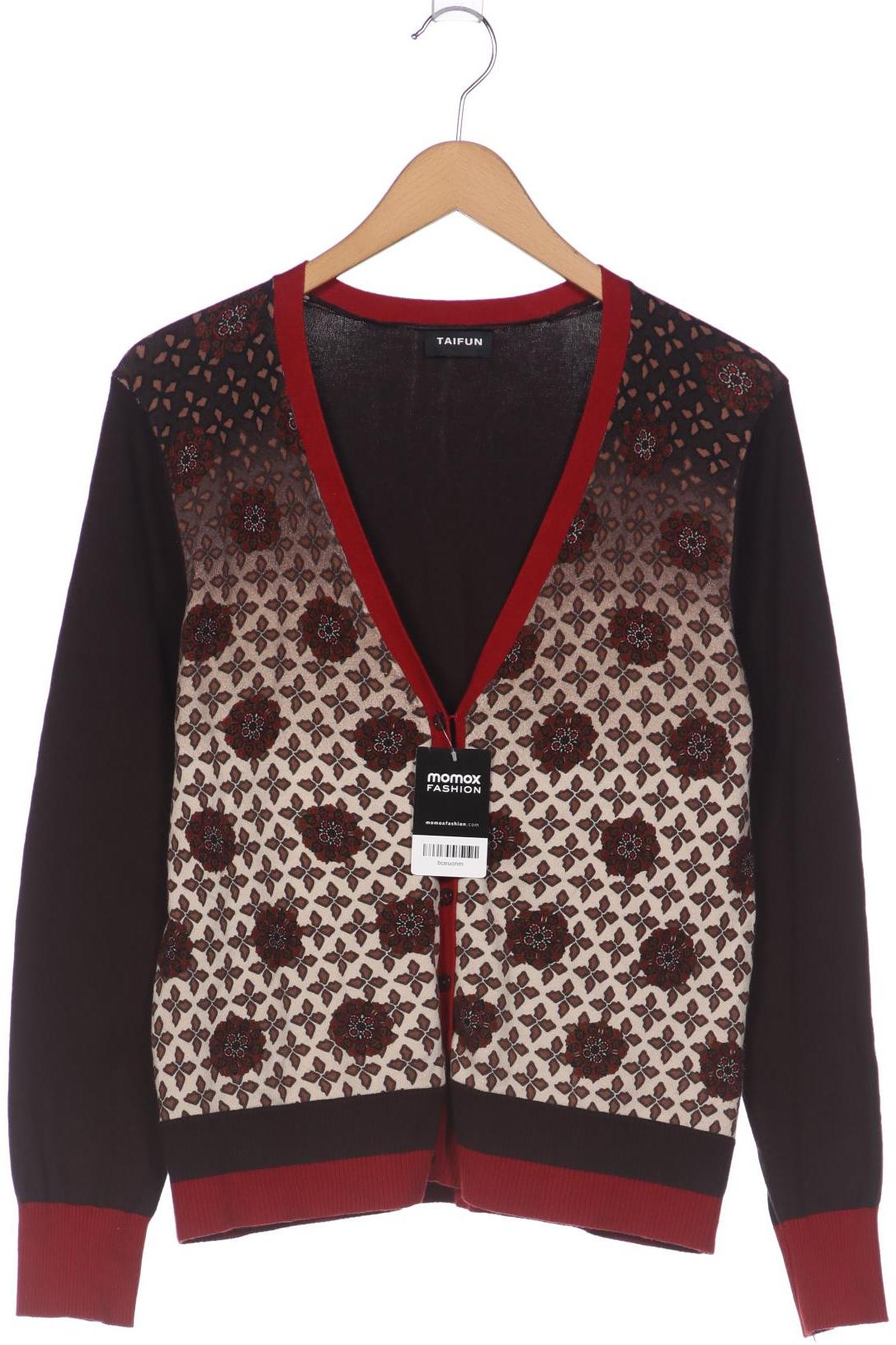 

Taifun Damen Strickjacke, braun, Gr. 42