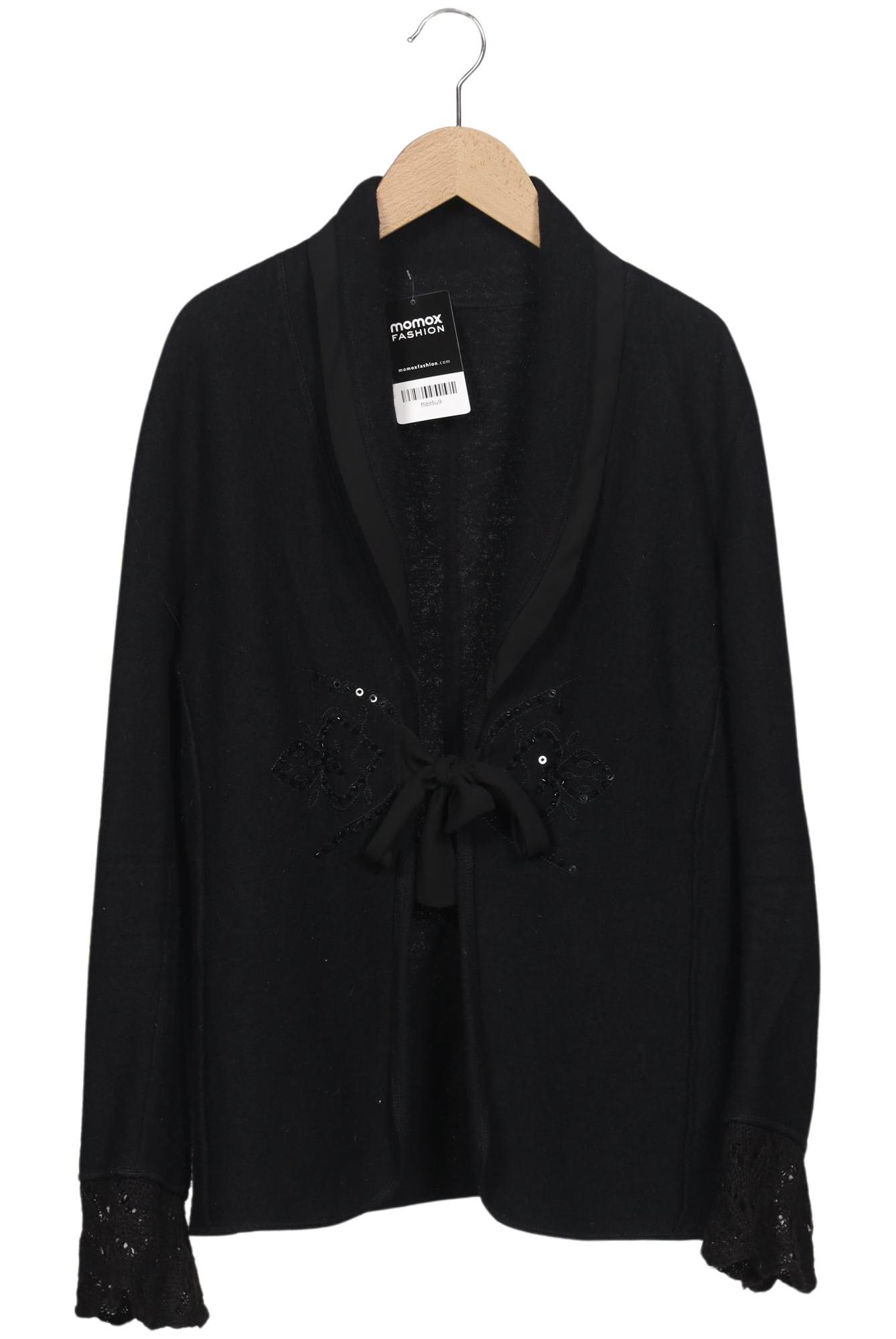 

Taifun Damen Strickjacke, schwarz, Gr. 44