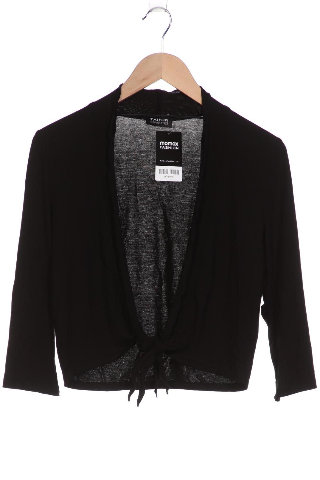 

Taifun Damen Strickjacke, schwarz, Gr. 38