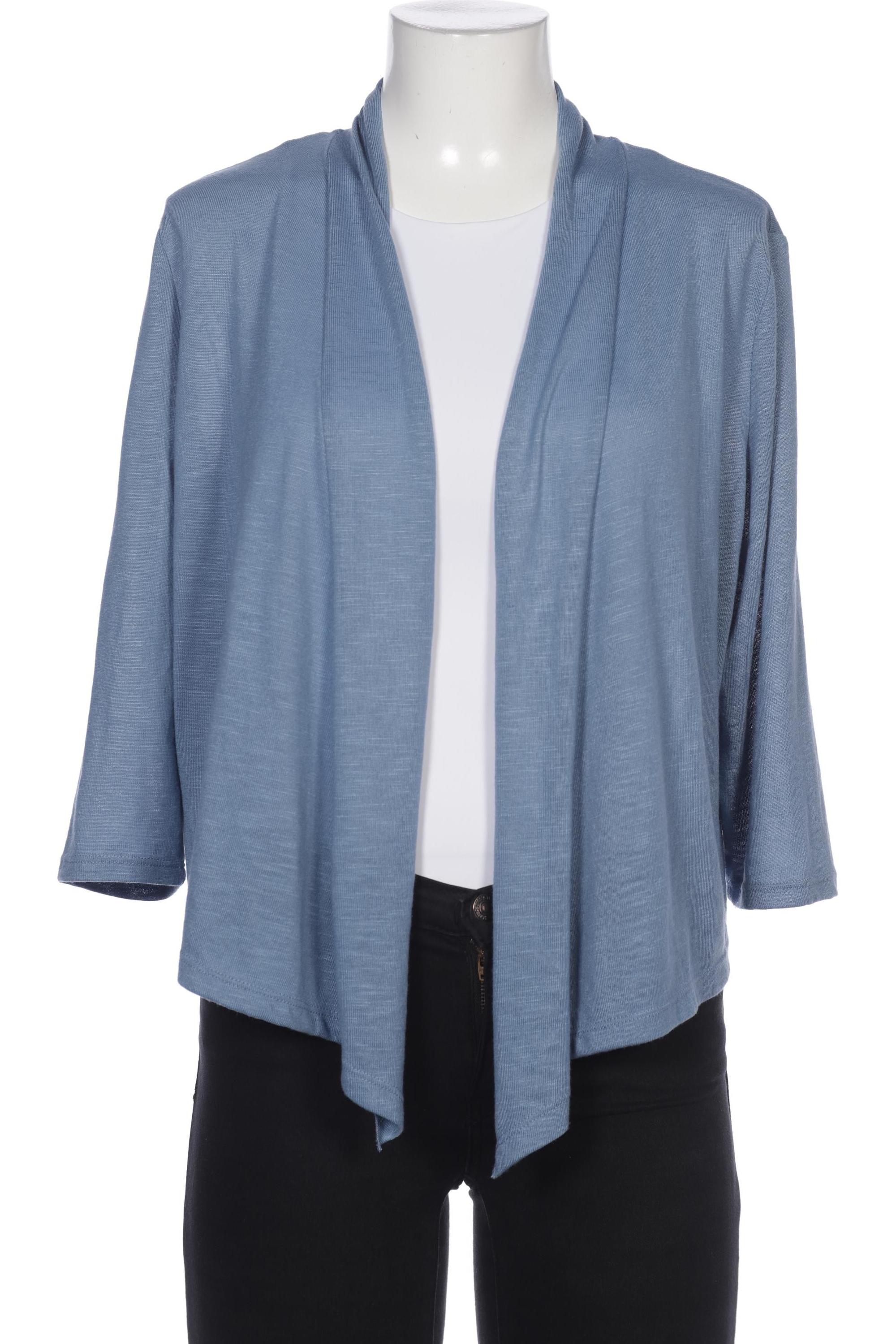 

Taifun Damen Strickjacke, blau, Gr. 38