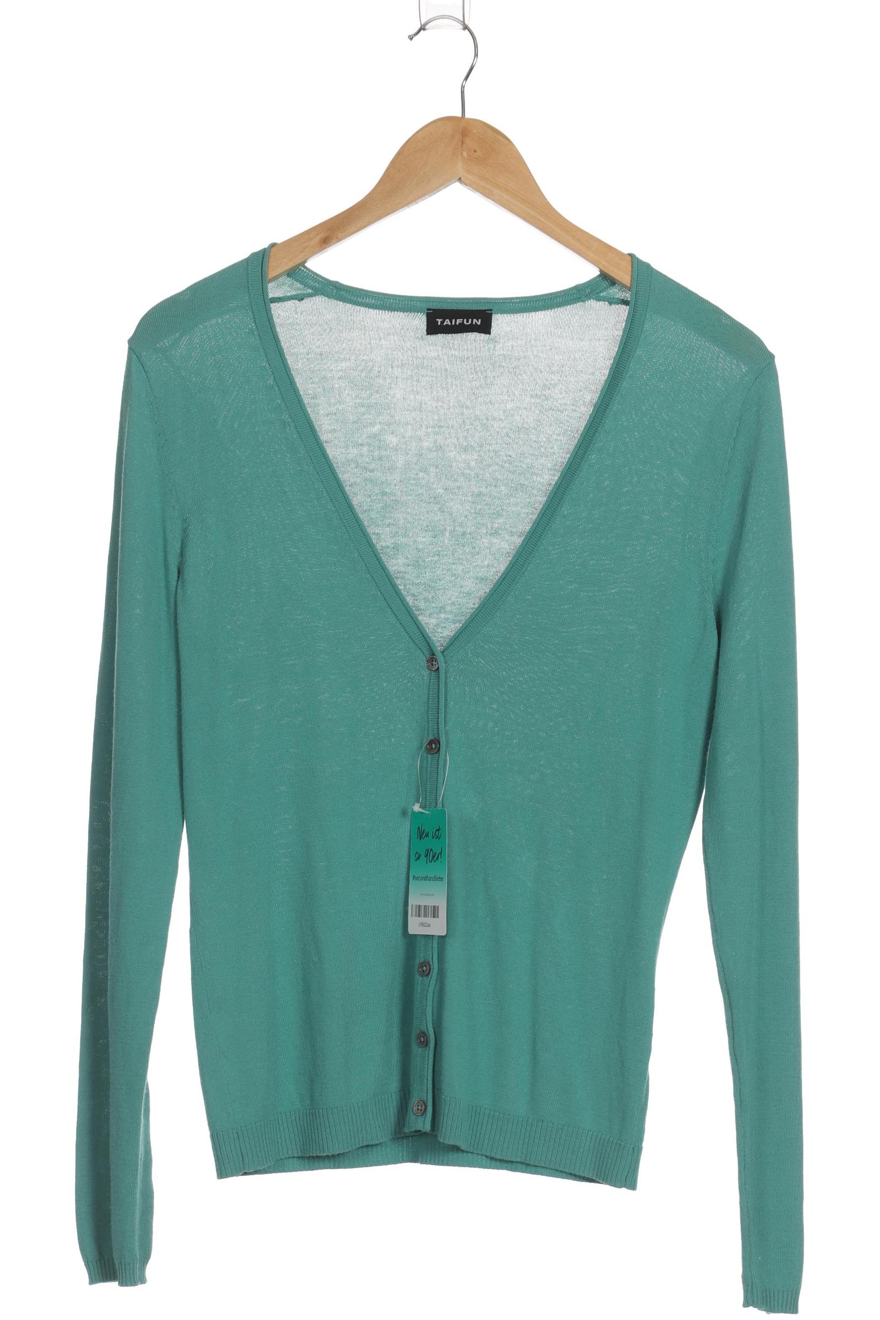 

Taifun Damen Strickjacke, türkis, Gr. 38