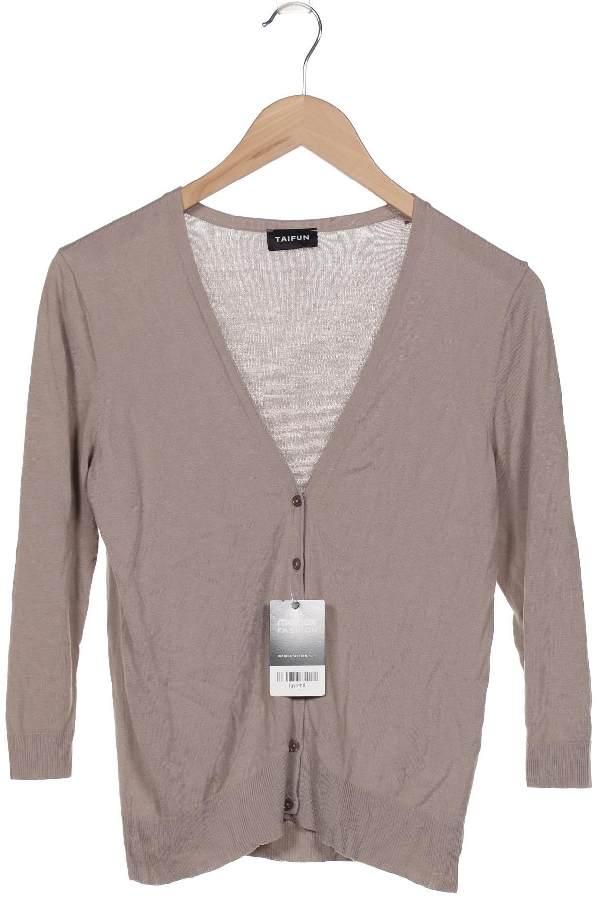 

Taifun Damen Strickjacke, grau, Gr. 40