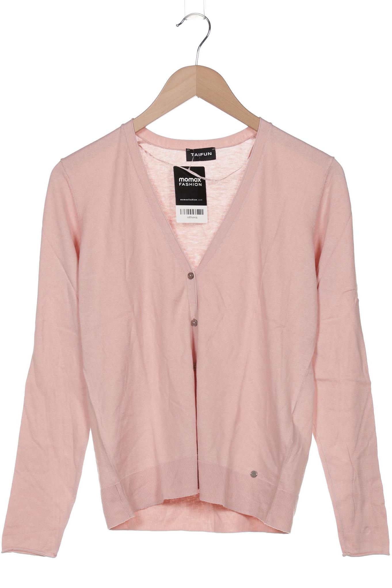 

Taifun Damen Strickjacke, pink, Gr. 40