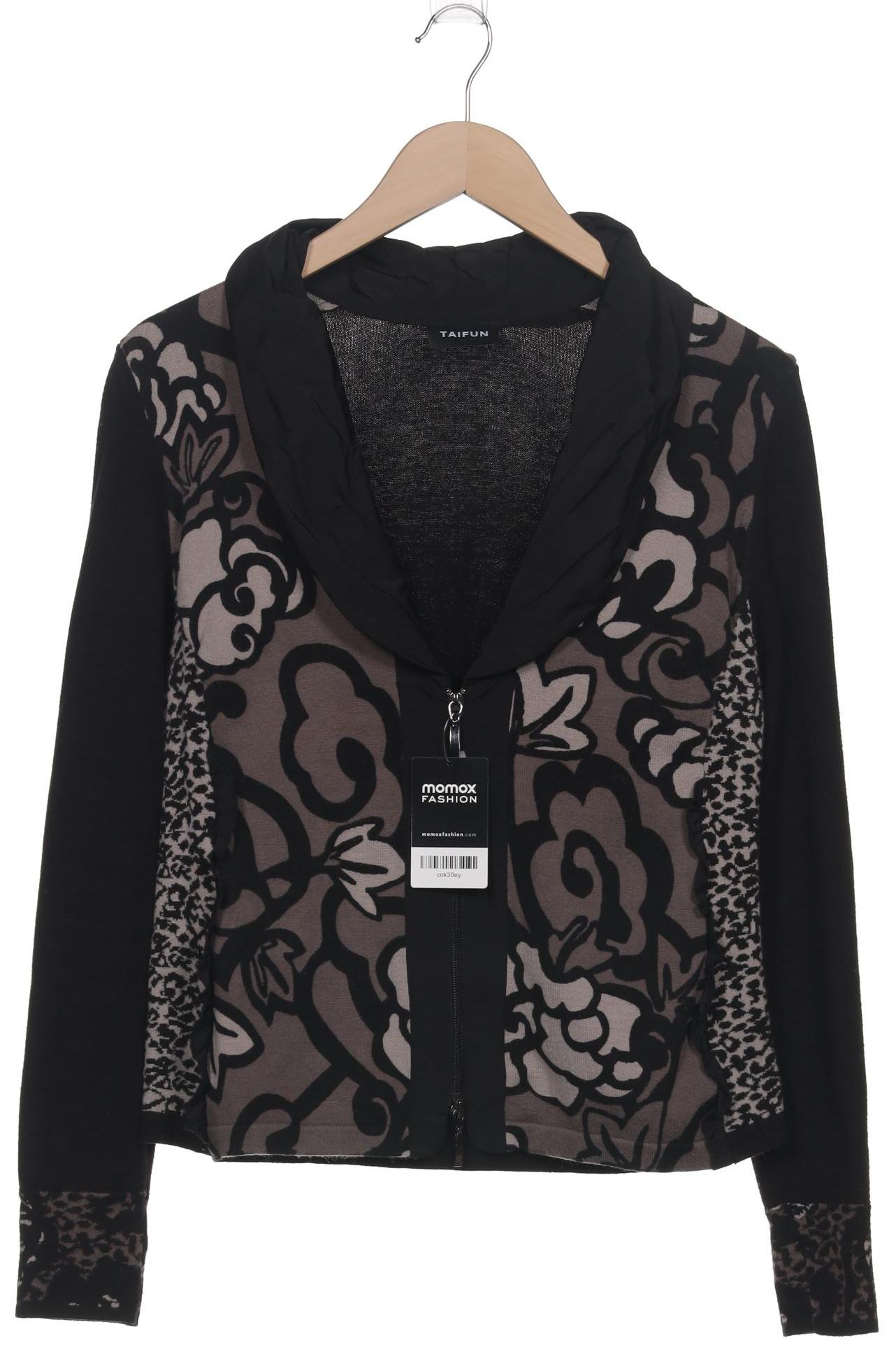 

Taifun Damen Strickjacke, schwarz, Gr. 40