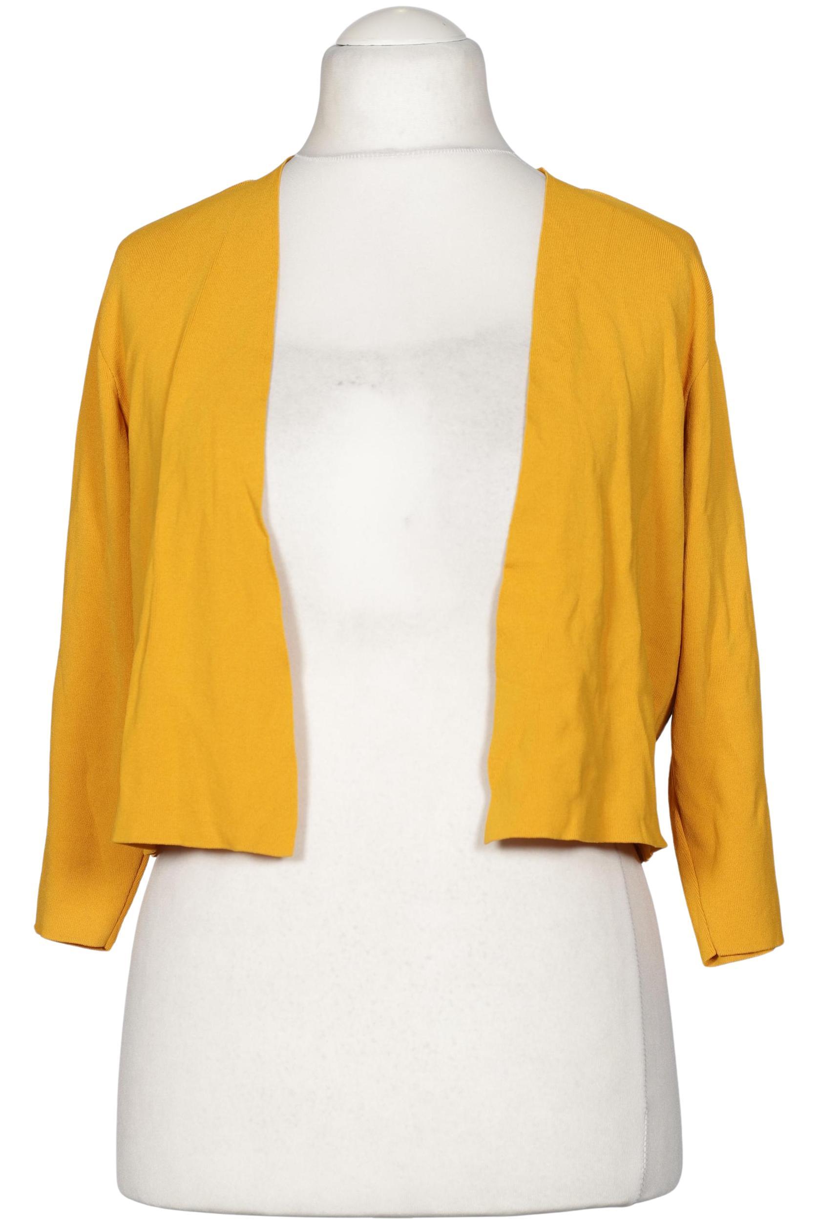 

Taifun Damen Strickjacke, gelb, Gr. 44