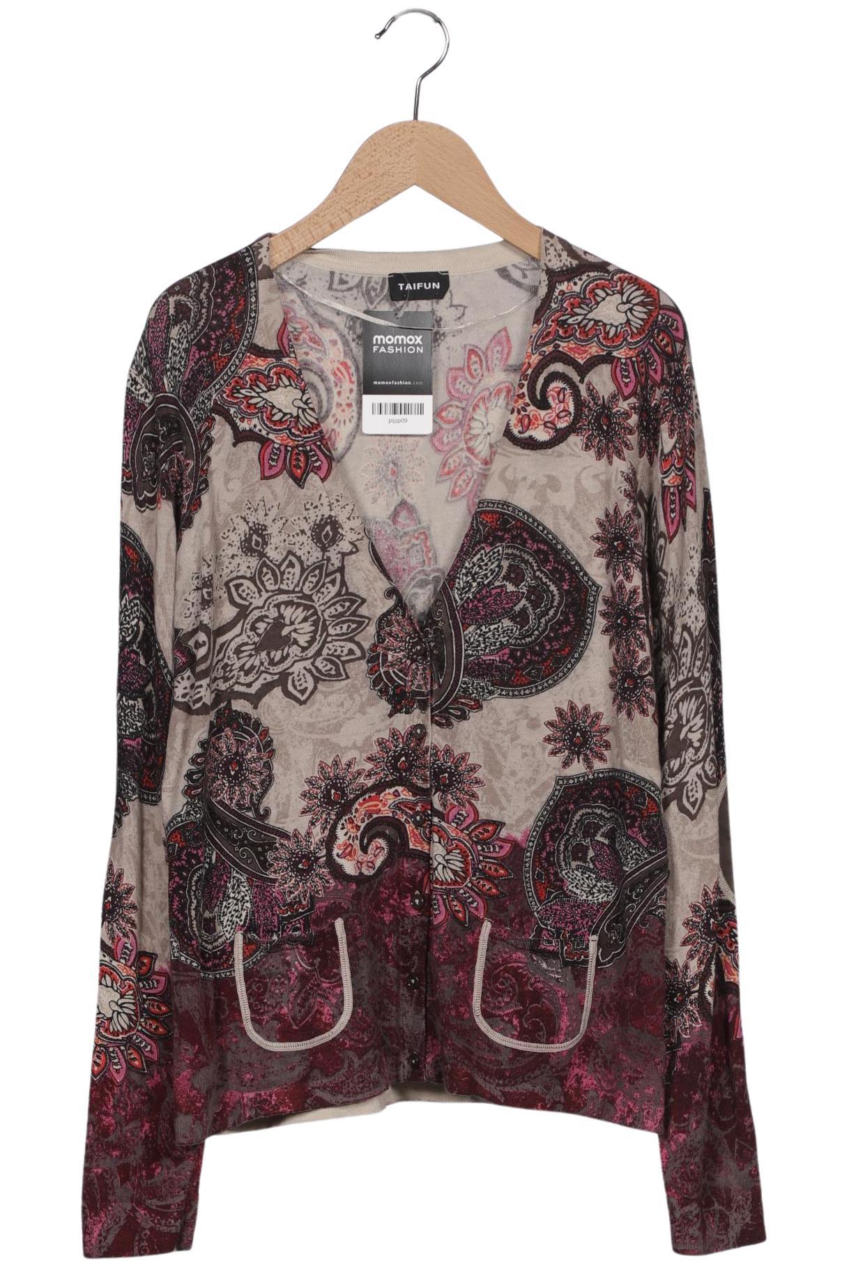 

Taifun Damen Strickjacke, bordeaux, Gr. 40