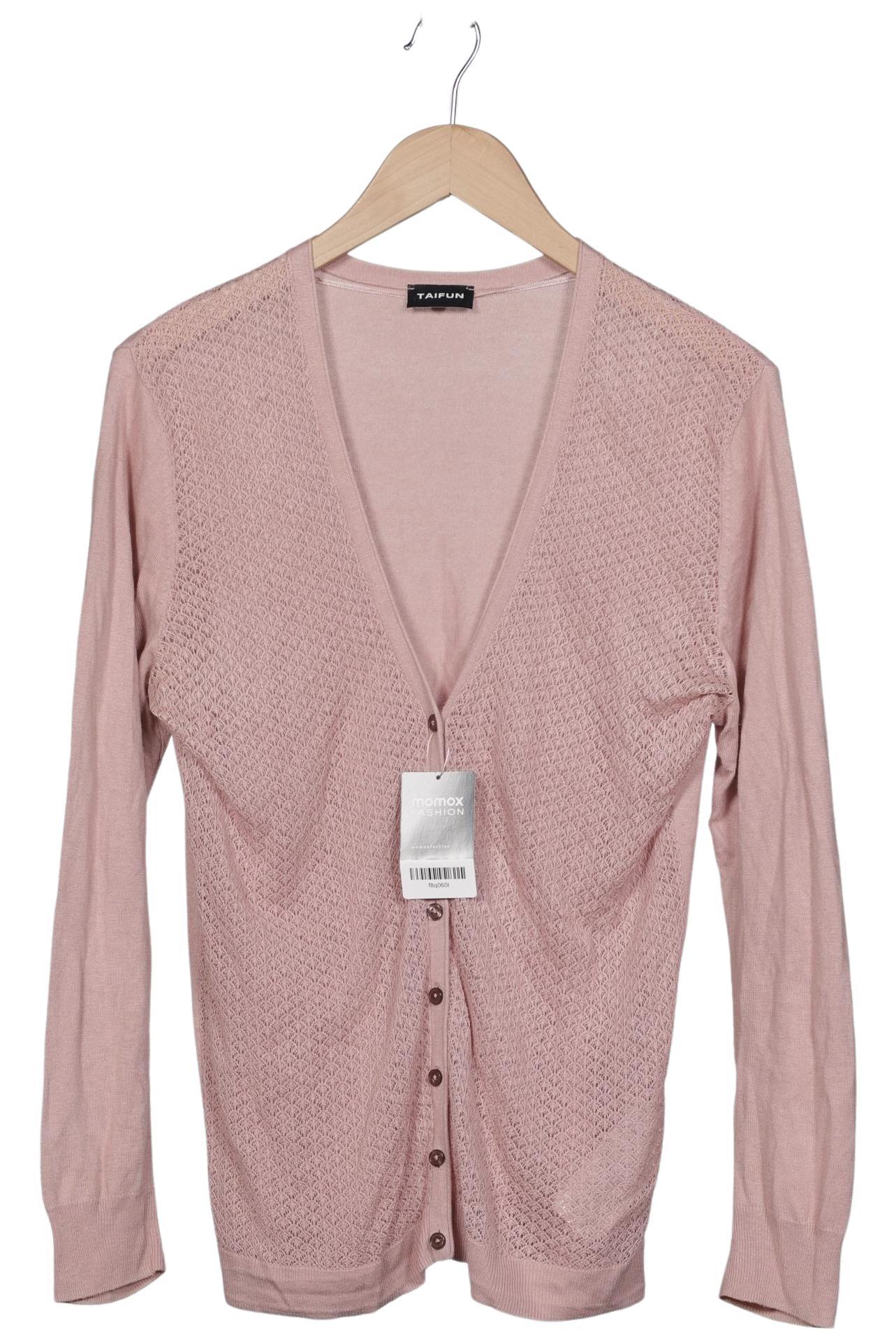 

Taifun Damen Strickjacke, pink, Gr. 40