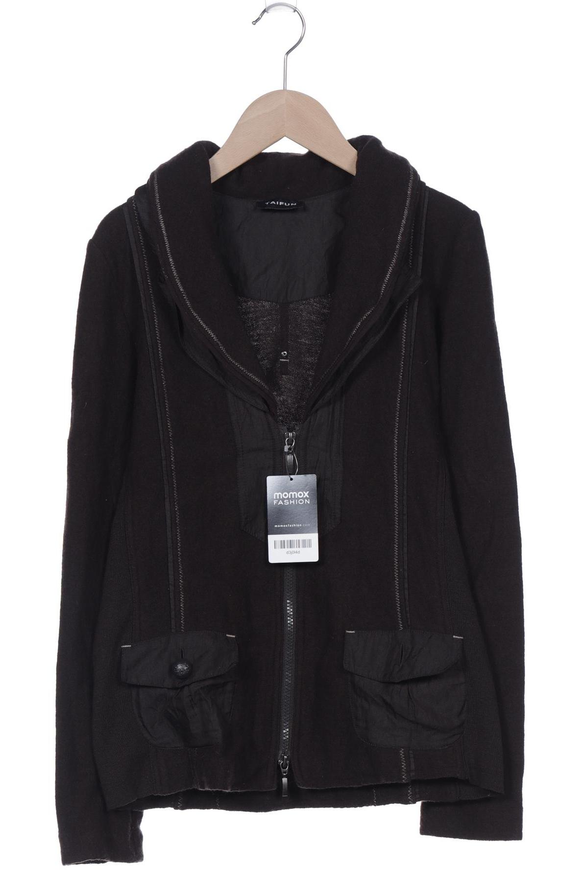 

Taifun Damen Strickjacke, braun, Gr. 38