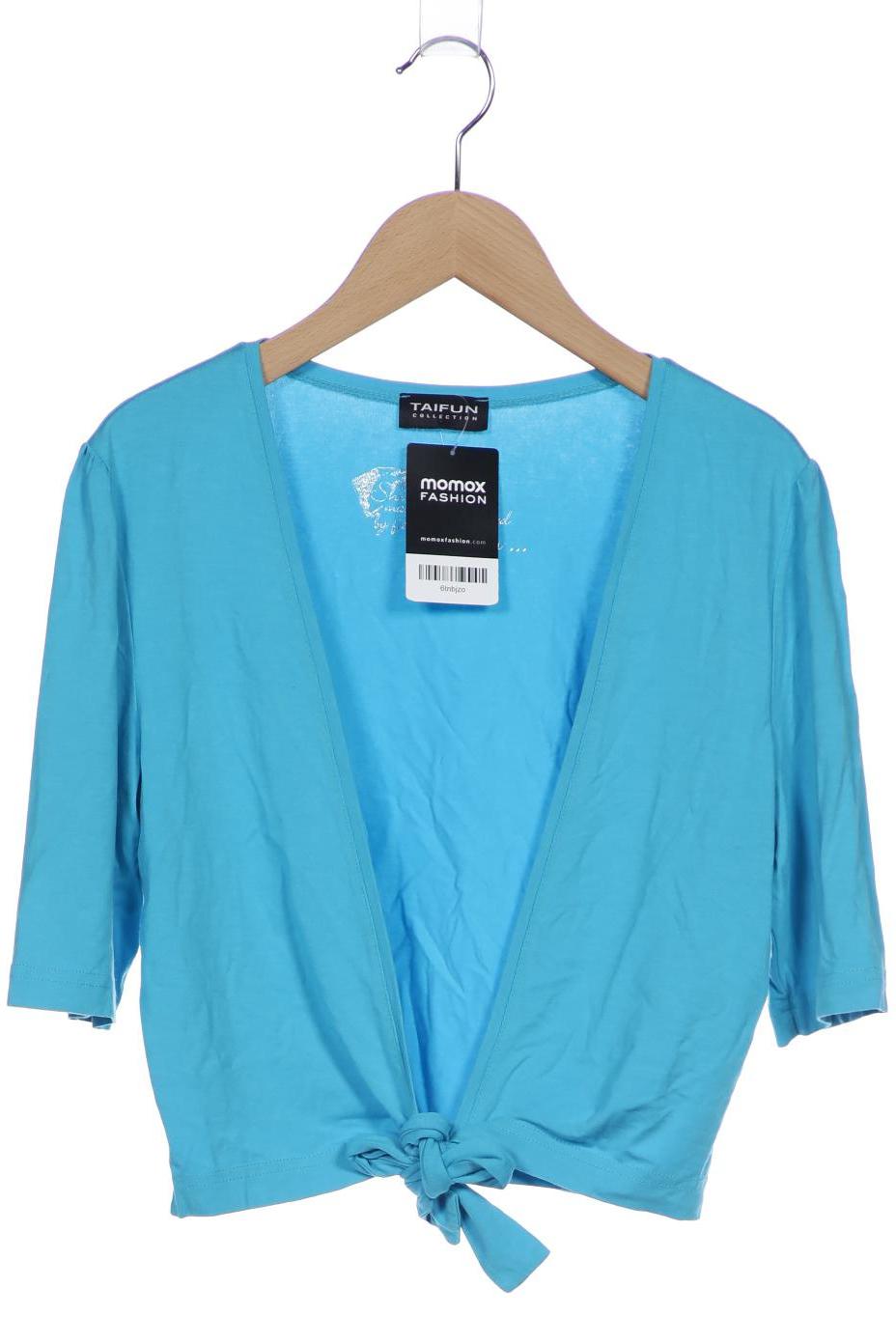 

Taifun Damen Strickjacke, blau, Gr. 38