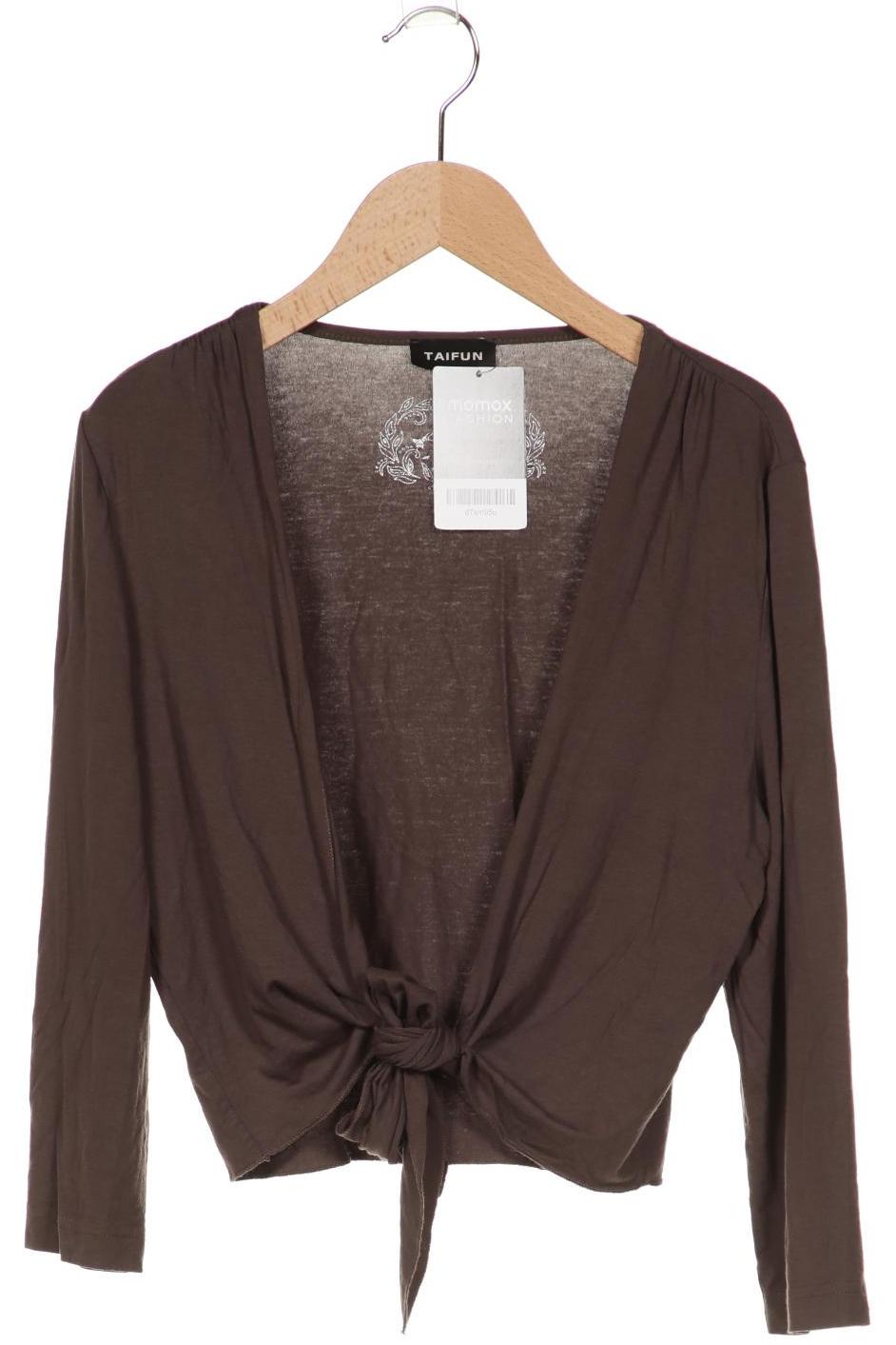 

Taifun Damen Strickjacke, braun, Gr. 38