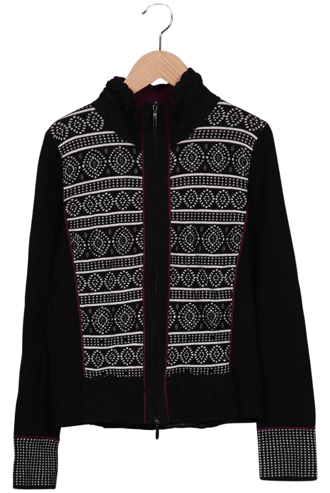 

Taifun Damen Strickjacke, schwarz, Gr. 38