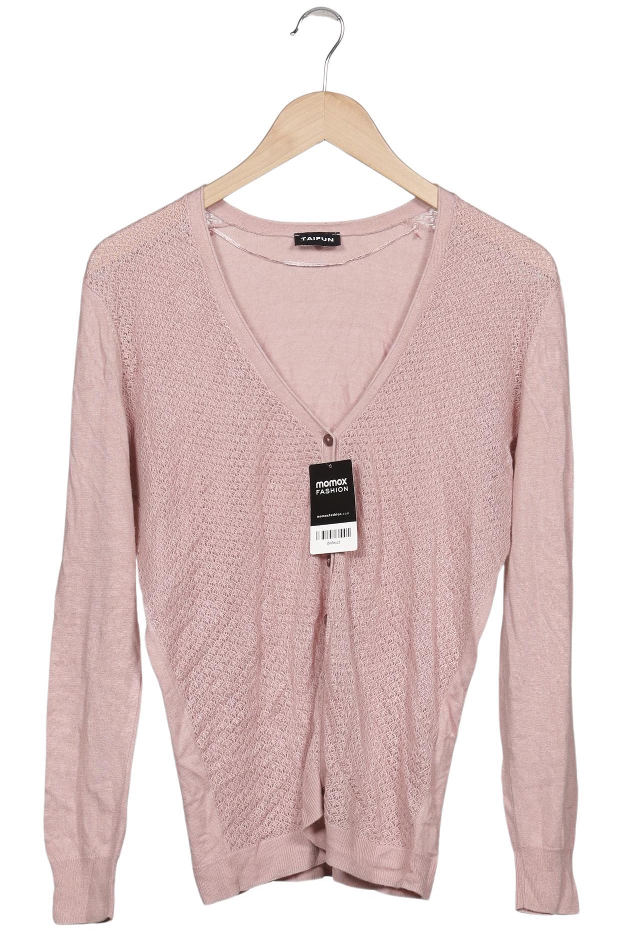 

Taifun Damen Strickjacke, pink, Gr. 40