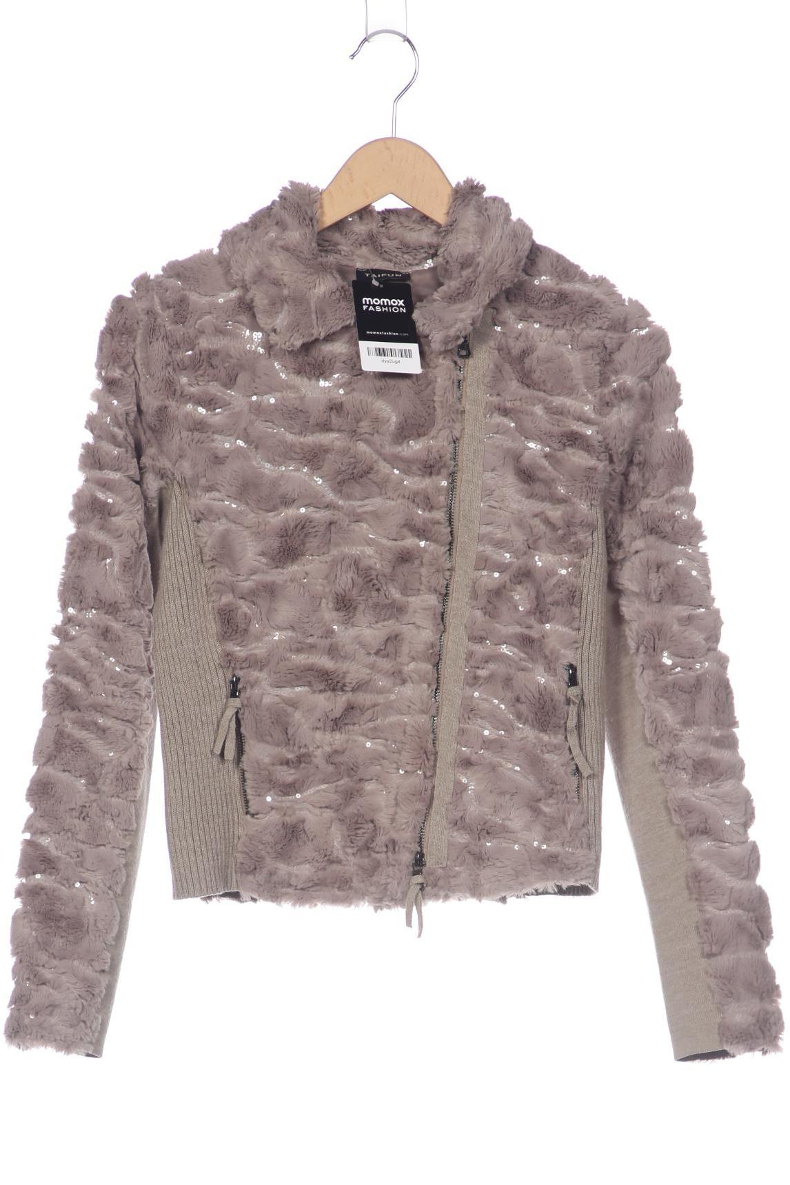 

Taifun Damen Strickjacke, beige, Gr. 36