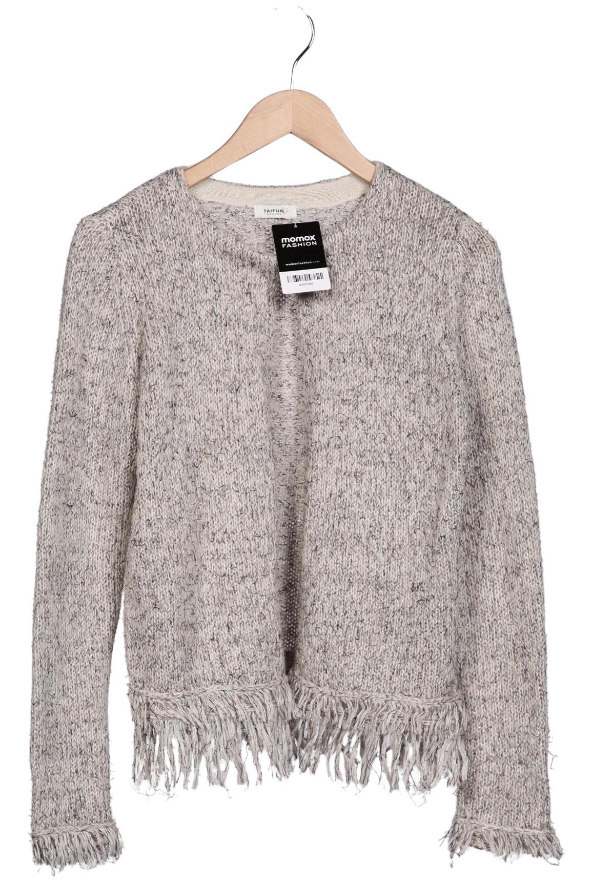 

Taifun Damen Strickjacke, grau, Gr. 40