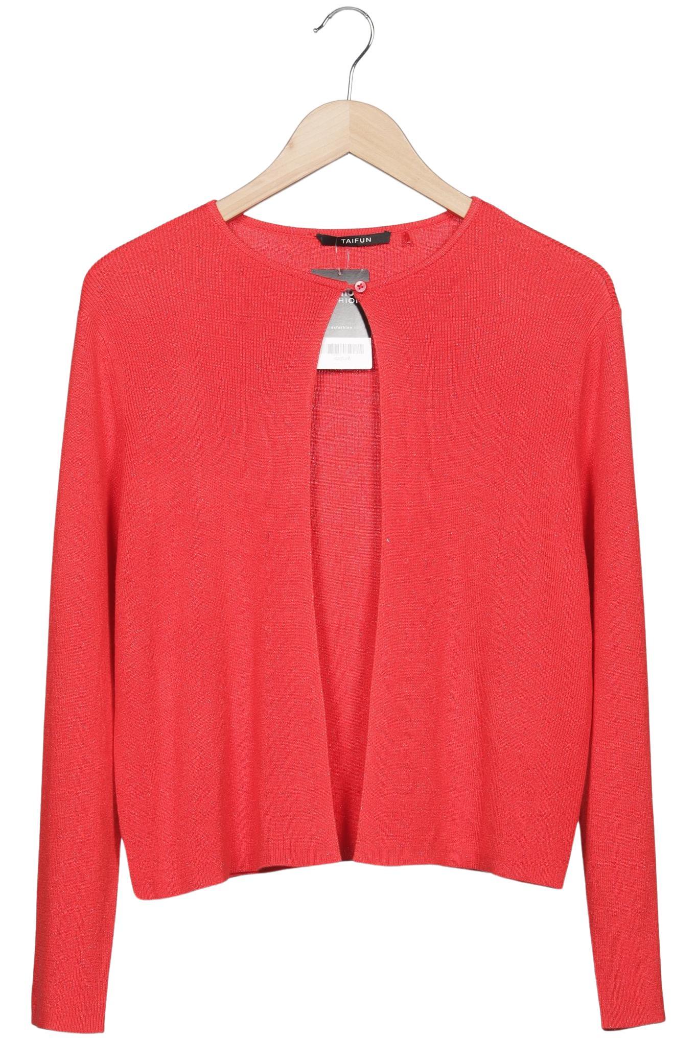 

Taifun Damen Strickjacke, rot, Gr. 44