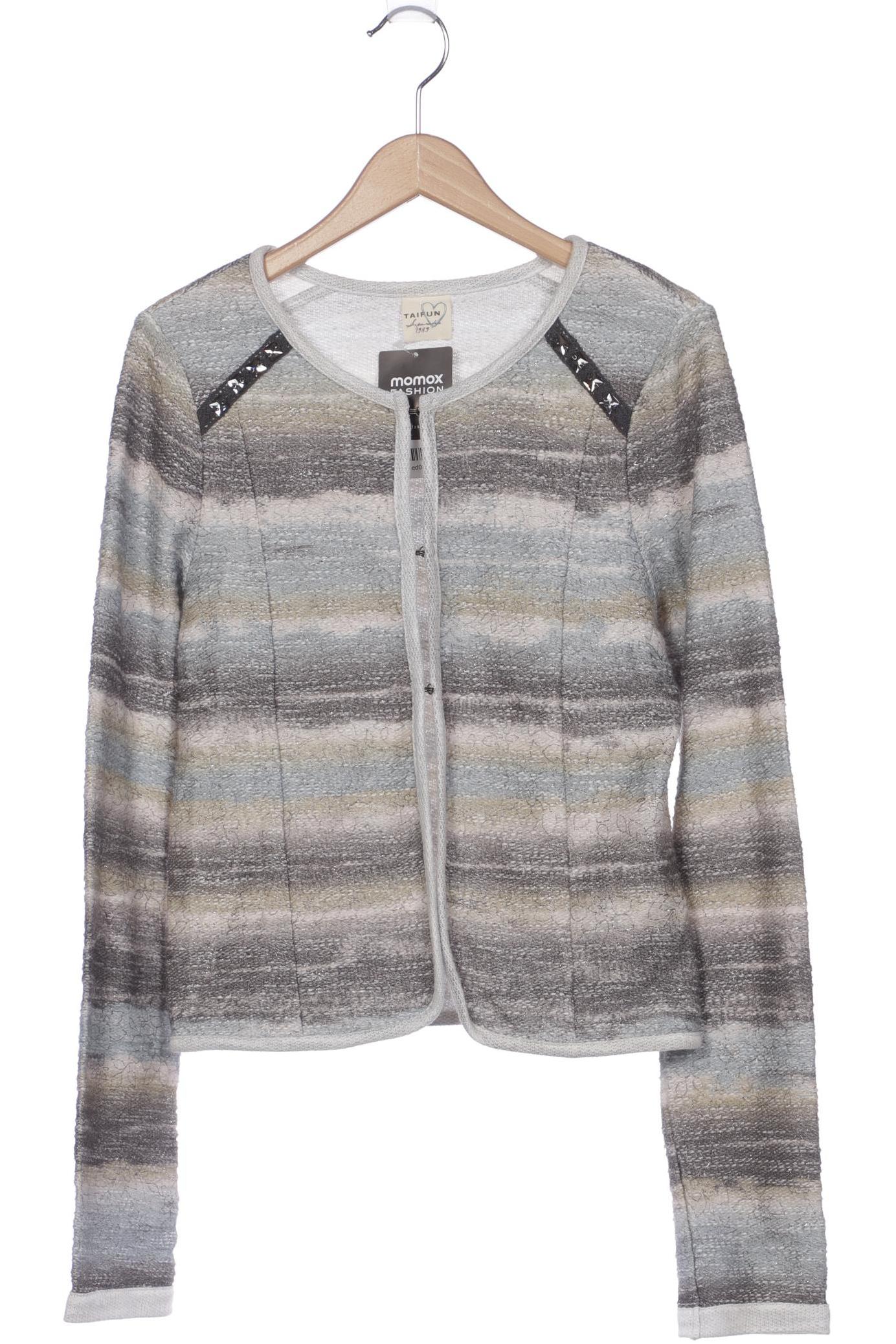 

Taifun Damen Strickjacke, grau, Gr. 34