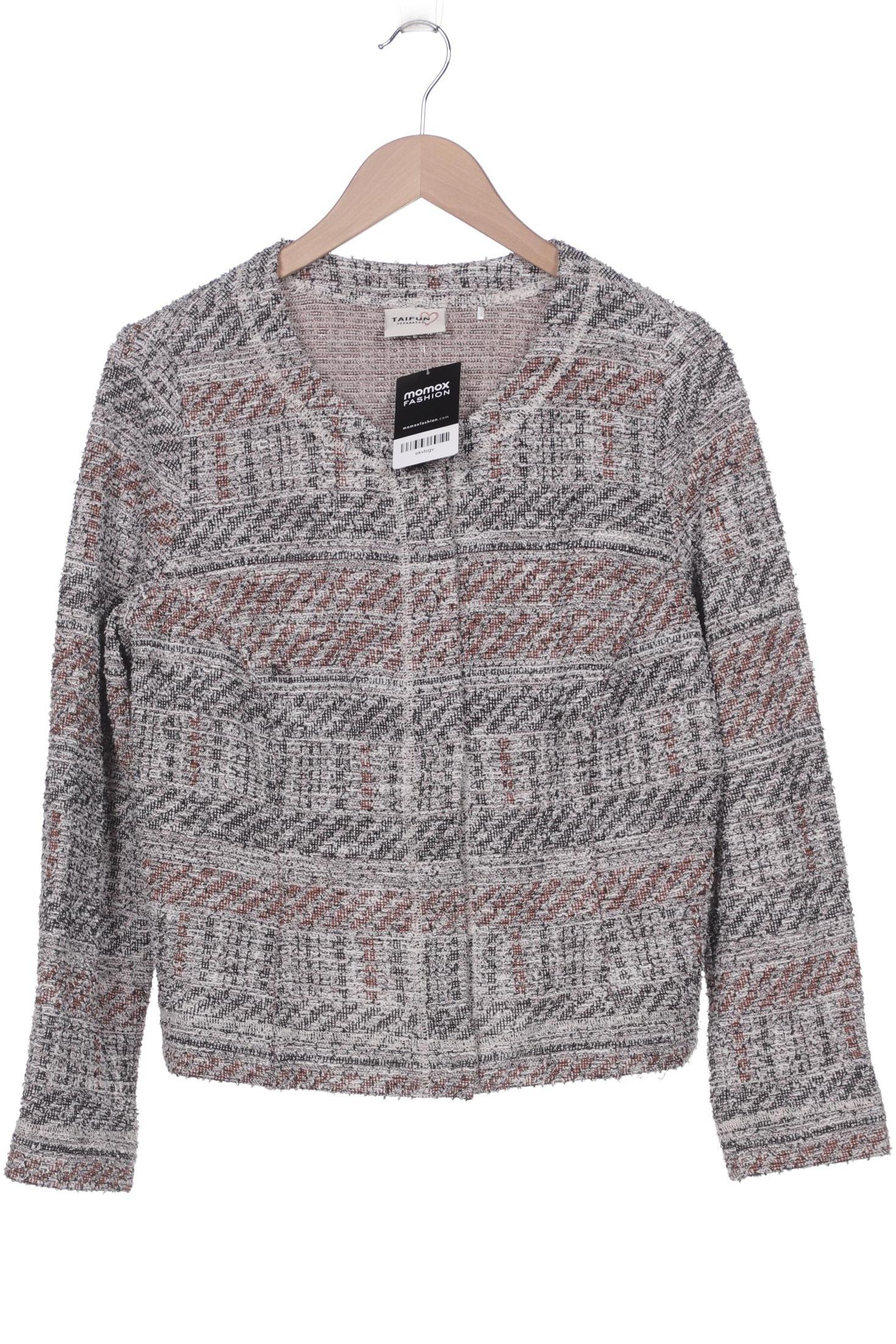 

Taifun Damen Strickjacke, braun, Gr. 44