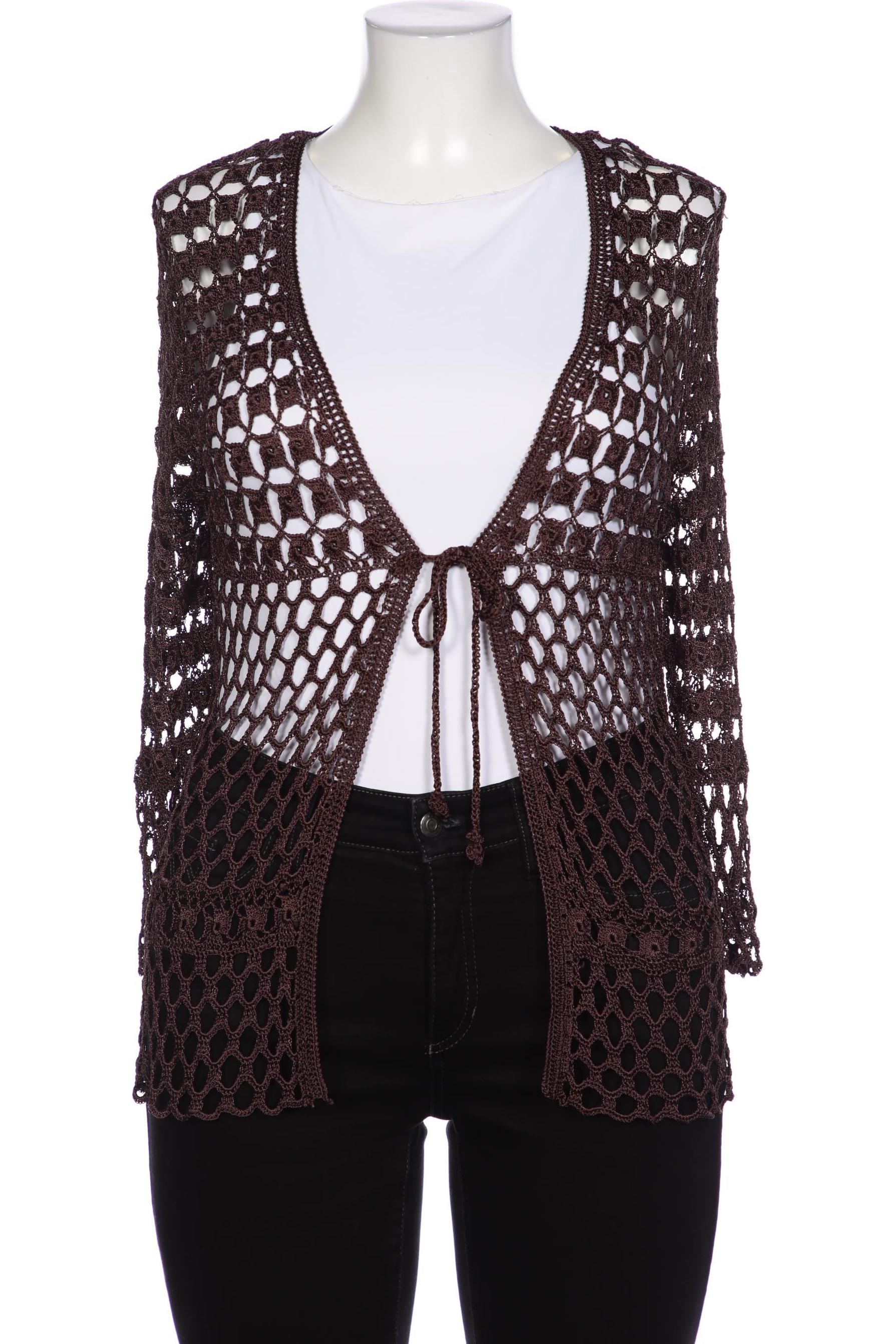 

Taifun Damen Strickjacke, braun, Gr. 42