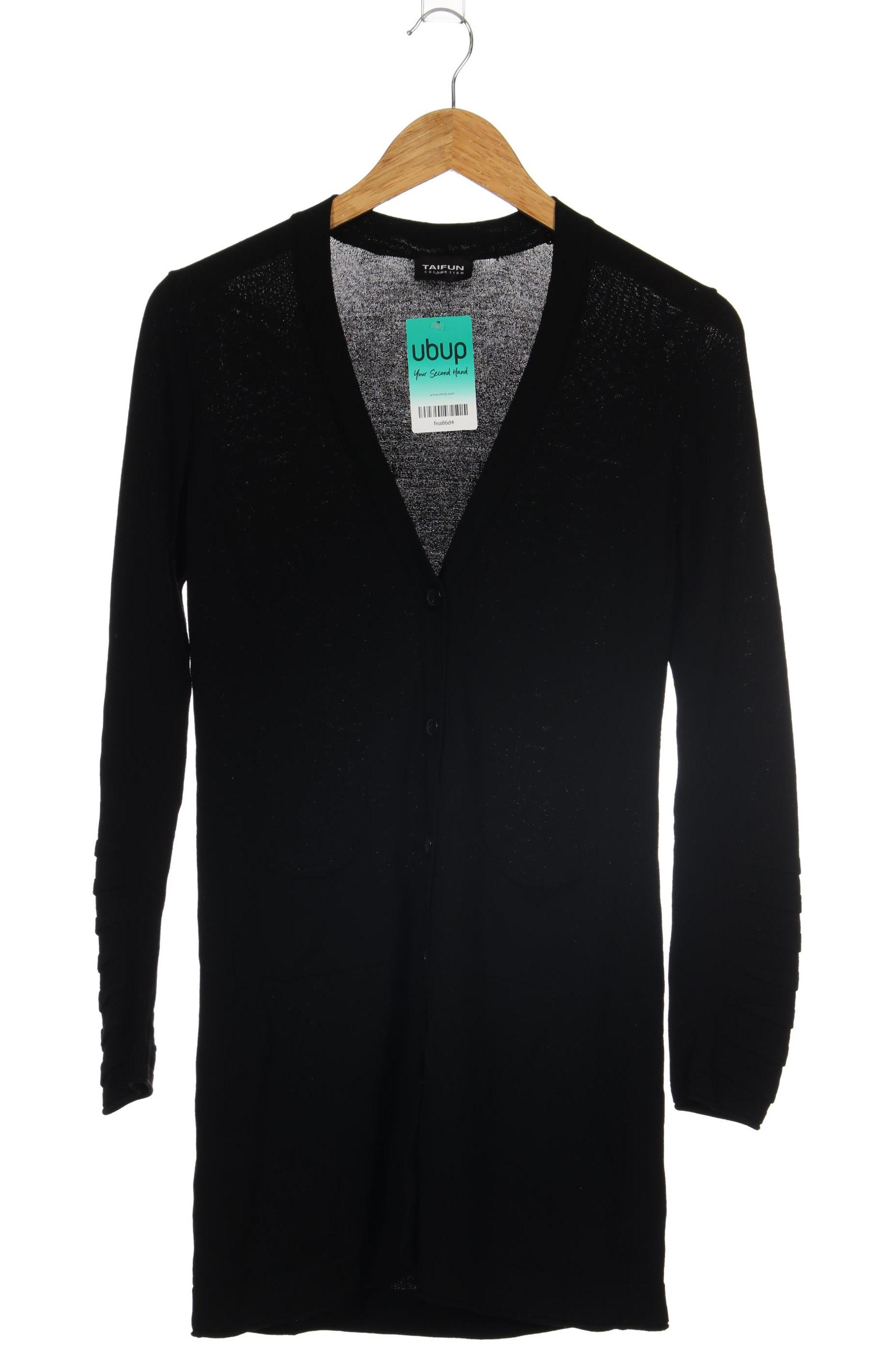 

Taifun Damen Strickjacke, schwarz, Gr. 38
