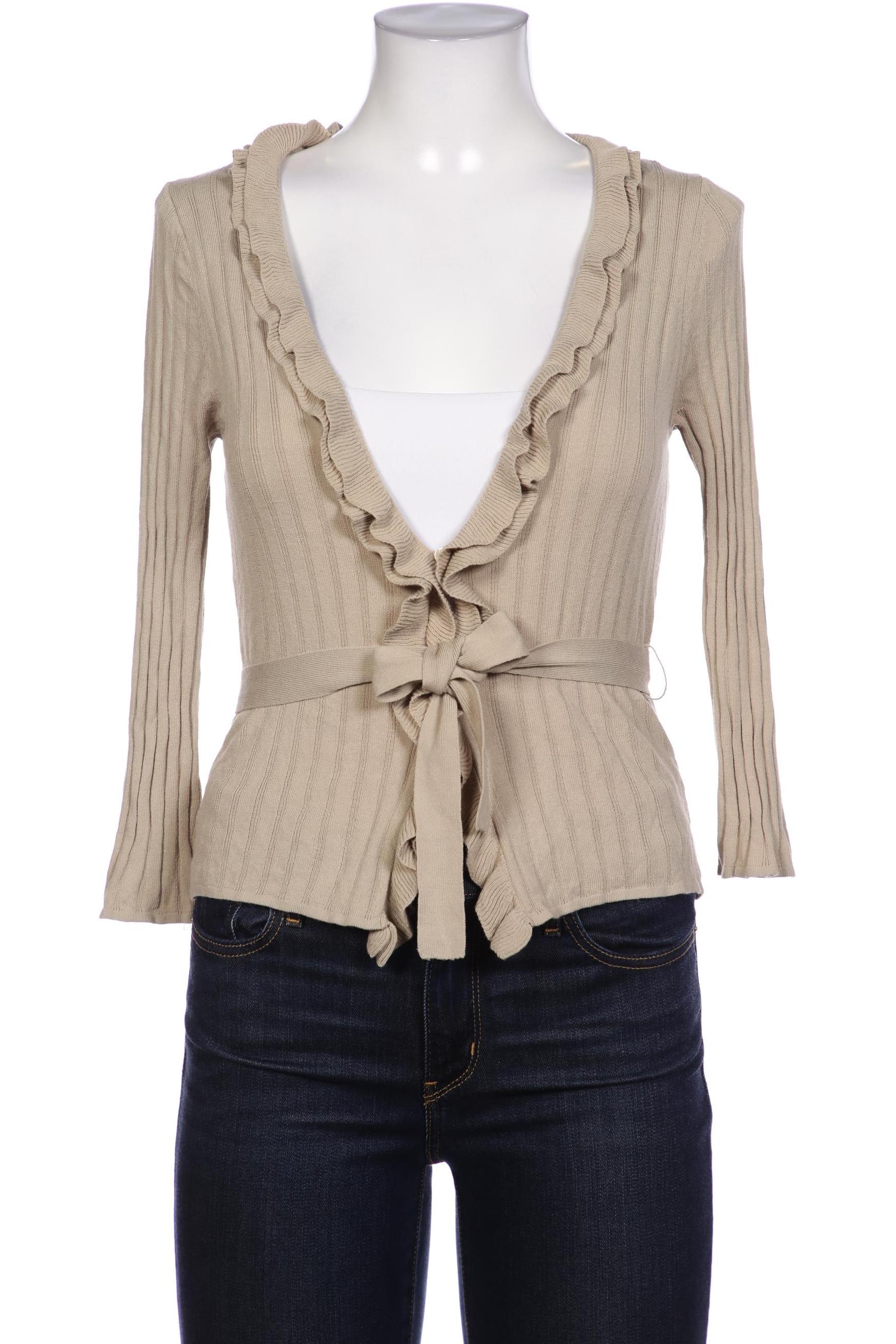 

Taifun Damen Strickjacke, beige, Gr. 36