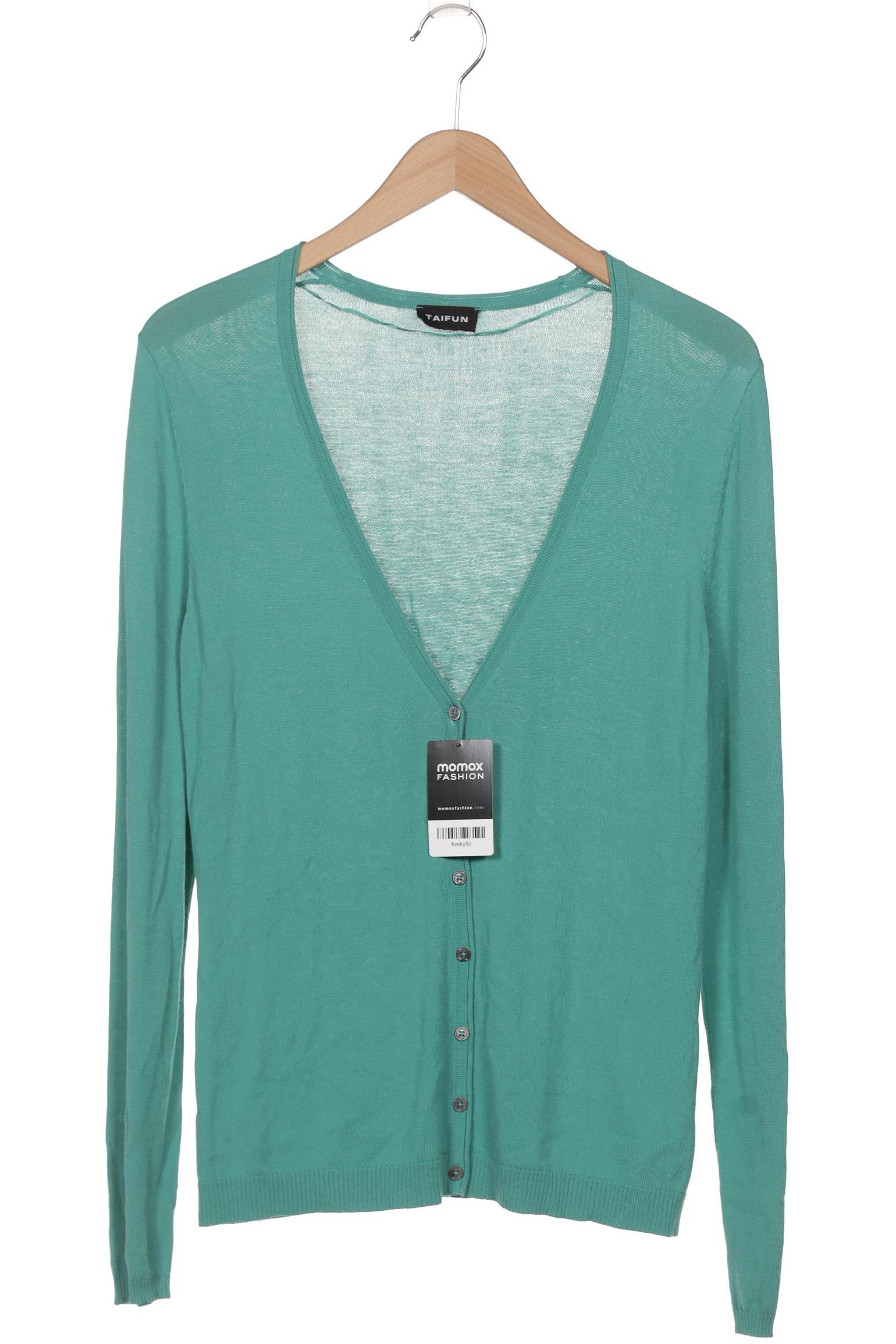 

Taifun Damen Strickjacke, türkis, Gr. 42