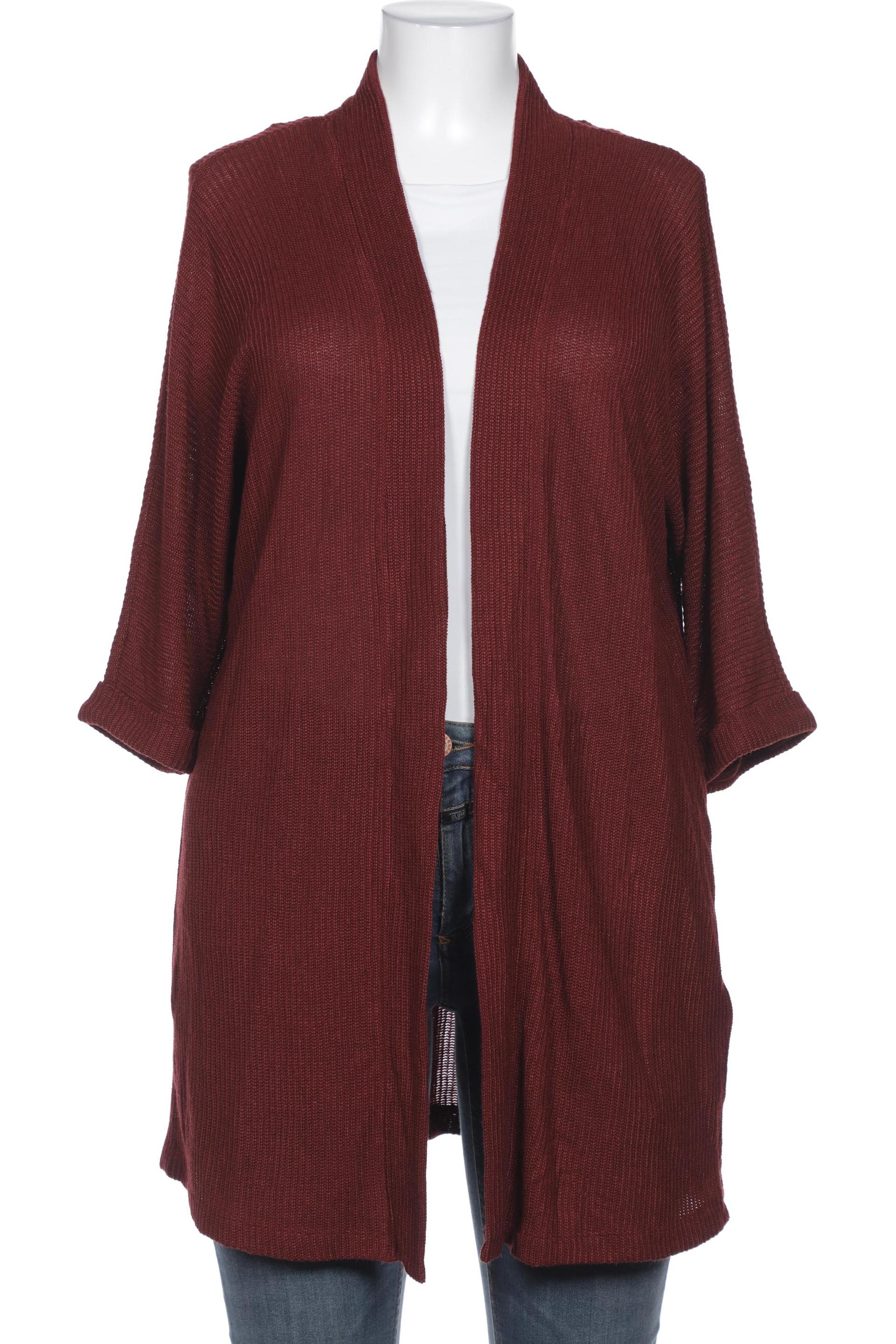 

Taifun Damen Strickjacke, bordeaux, Gr. 42