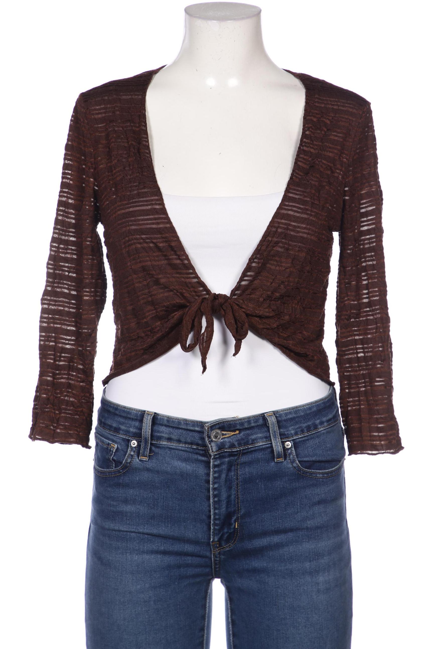 

Taifun Damen Strickjacke, braun, Gr. 38
