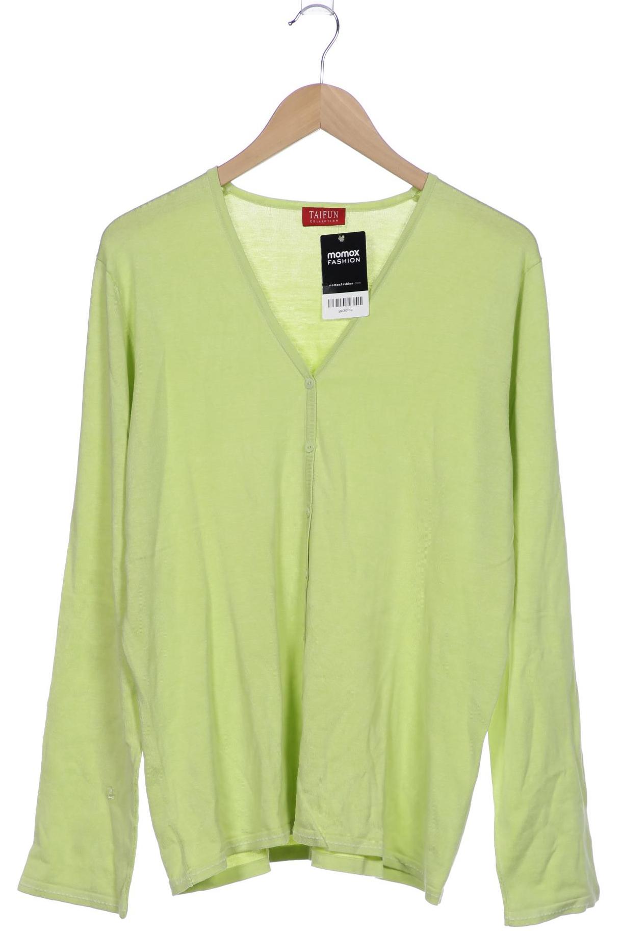 

Taifun Damen Strickjacke, hellgrün, Gr. 46