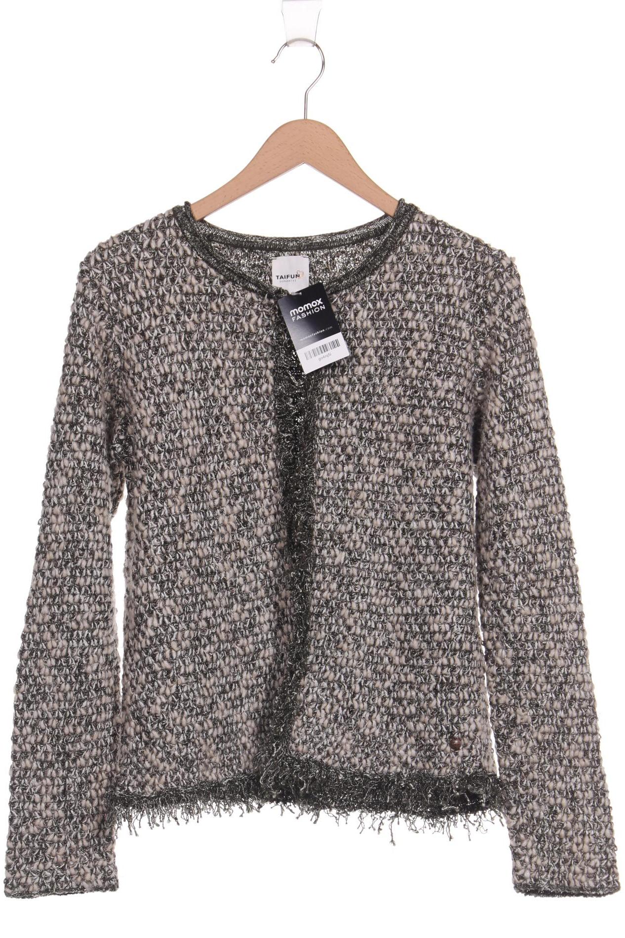 

Taifun Damen Strickjacke, grün, Gr. 40