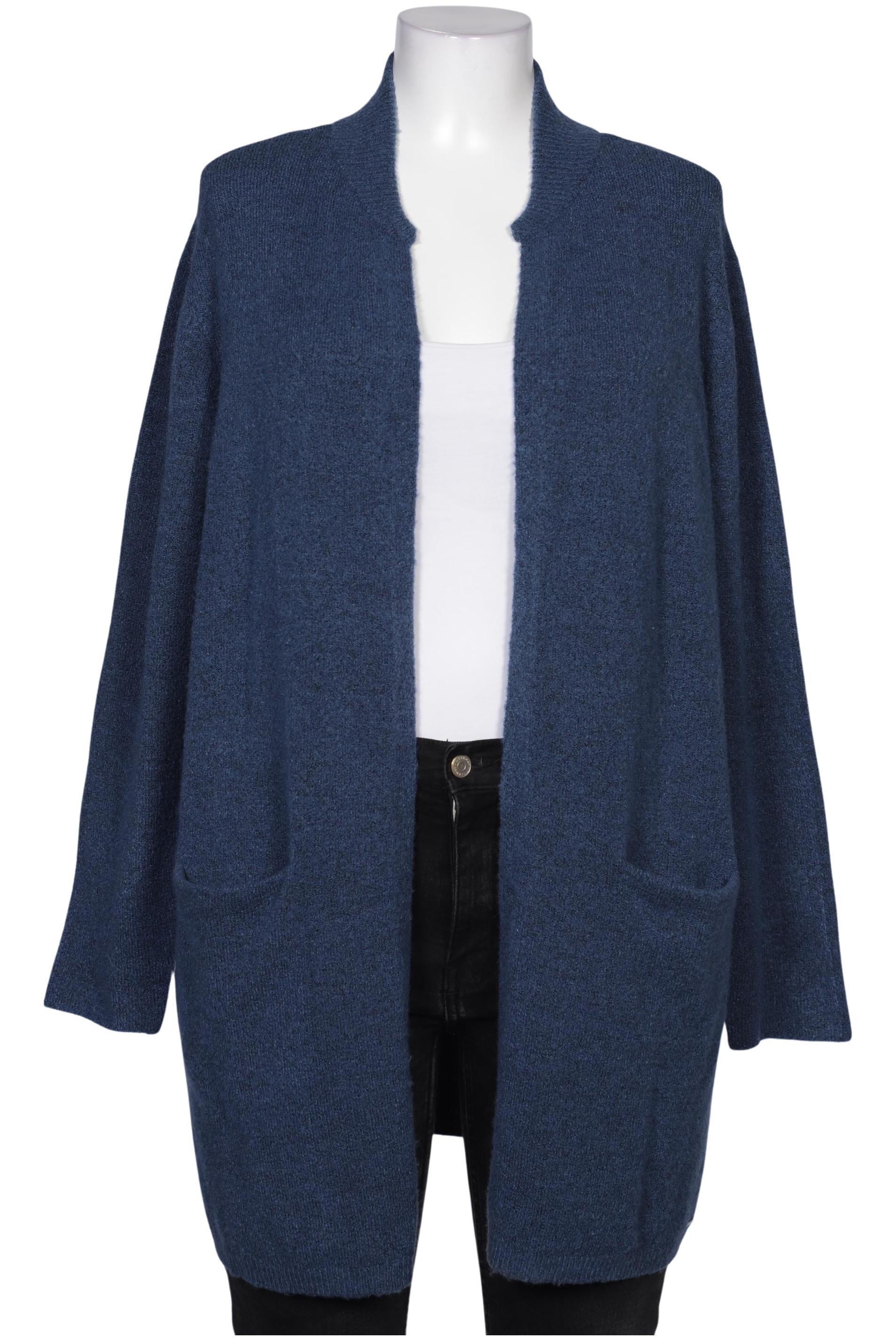 

Taifun Damen Strickjacke, blau, Gr. 46